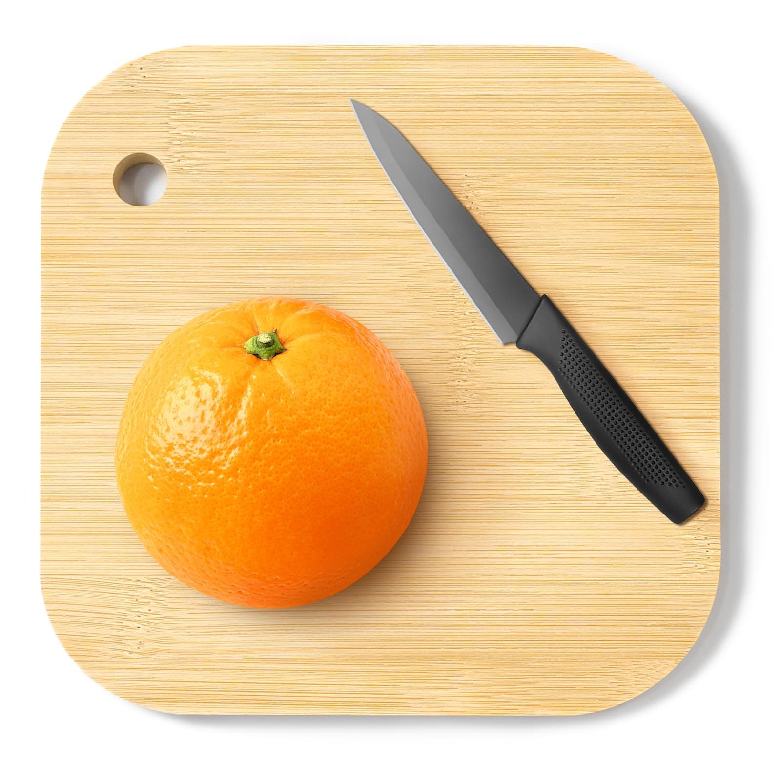 Small Bamboo Wood Cutting Board 8"Mini Lightweight Wooden chopping boards for Fruit, Vegetable, Camping Trip.