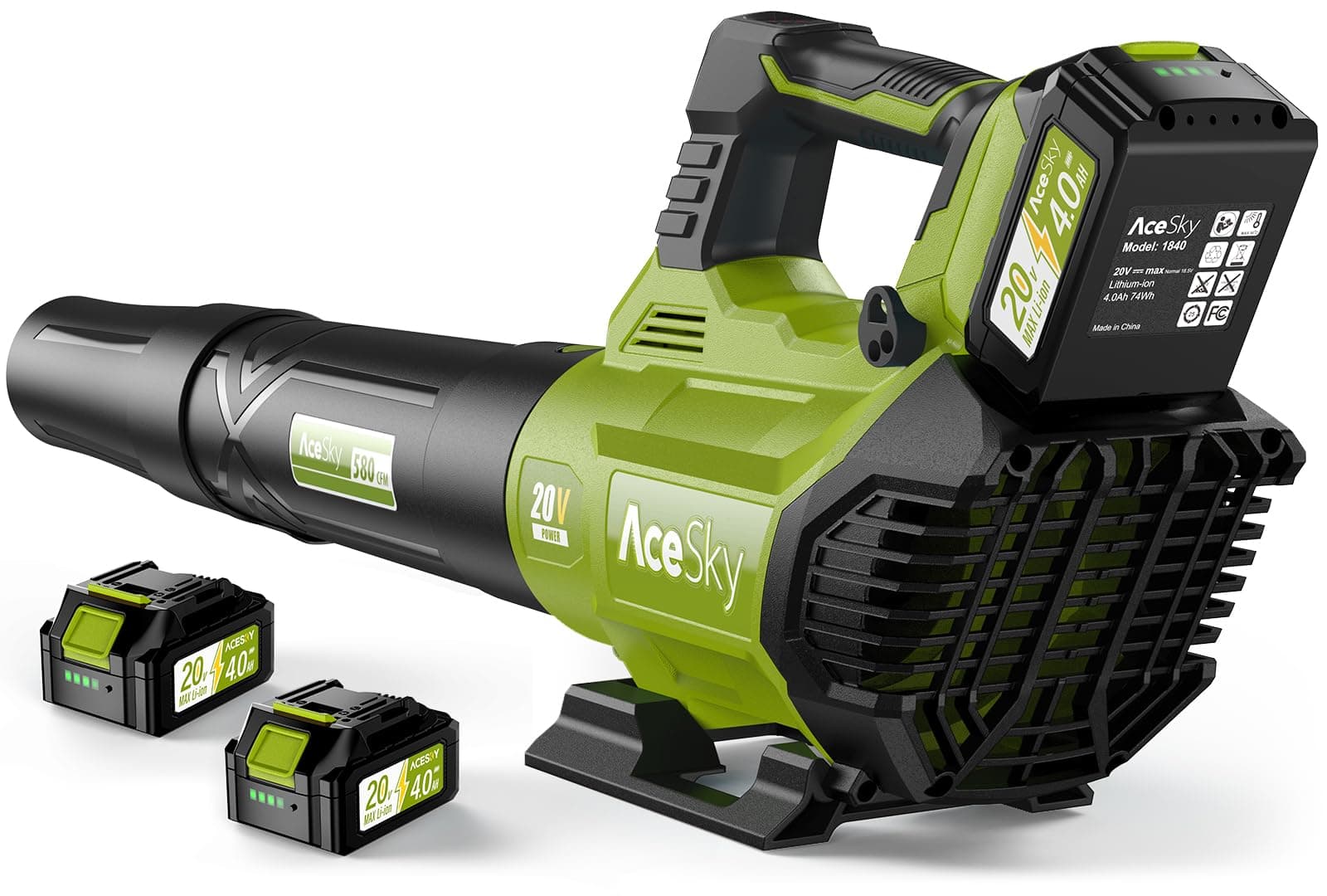 Leaf Blower Cordless Green