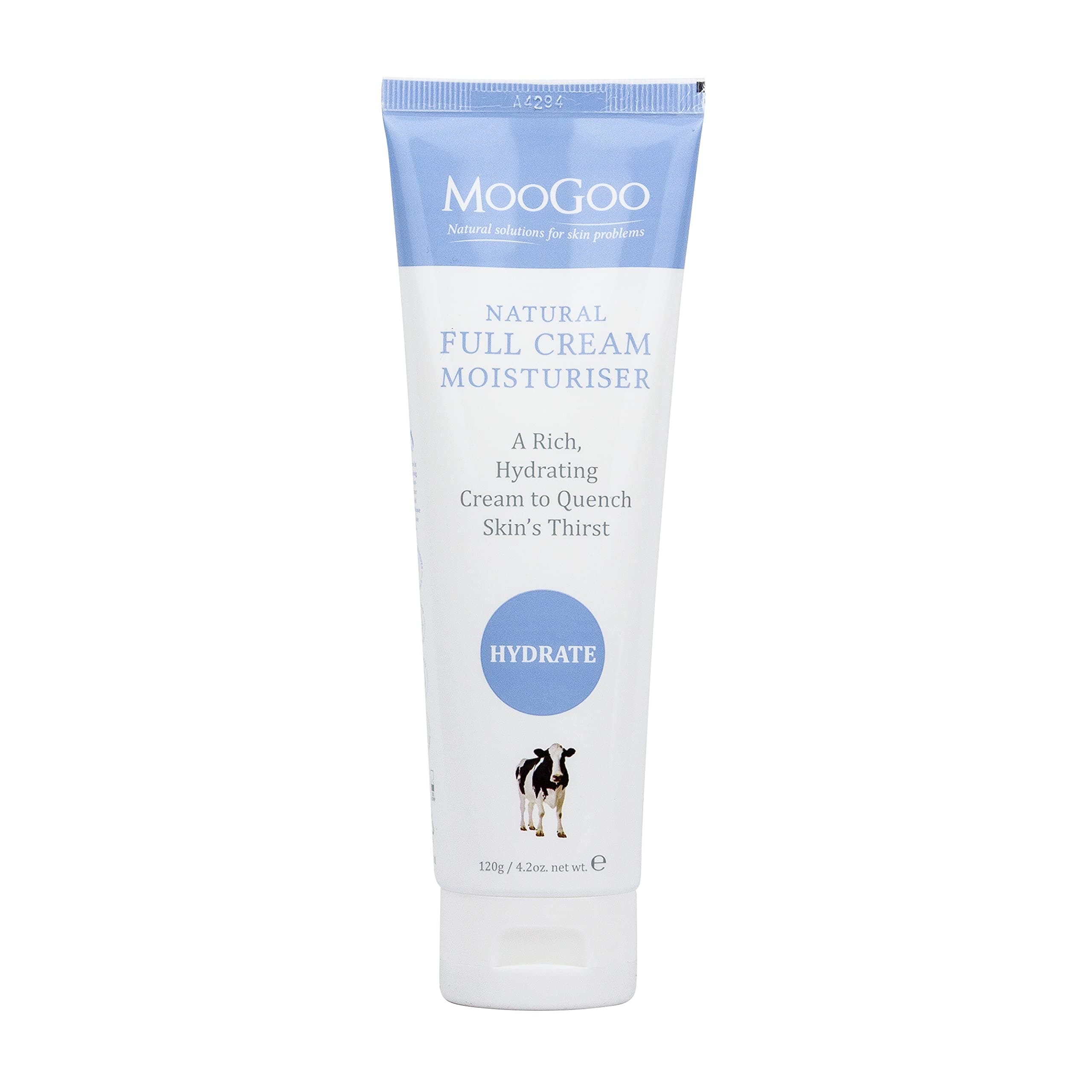 Full Cream Moisturiser - Rich Hydrating Cream for Dry, Sensitive Skin – Paraben-Free, Phenoxyethanol-Free - Face & Body, All Ages - 120 g