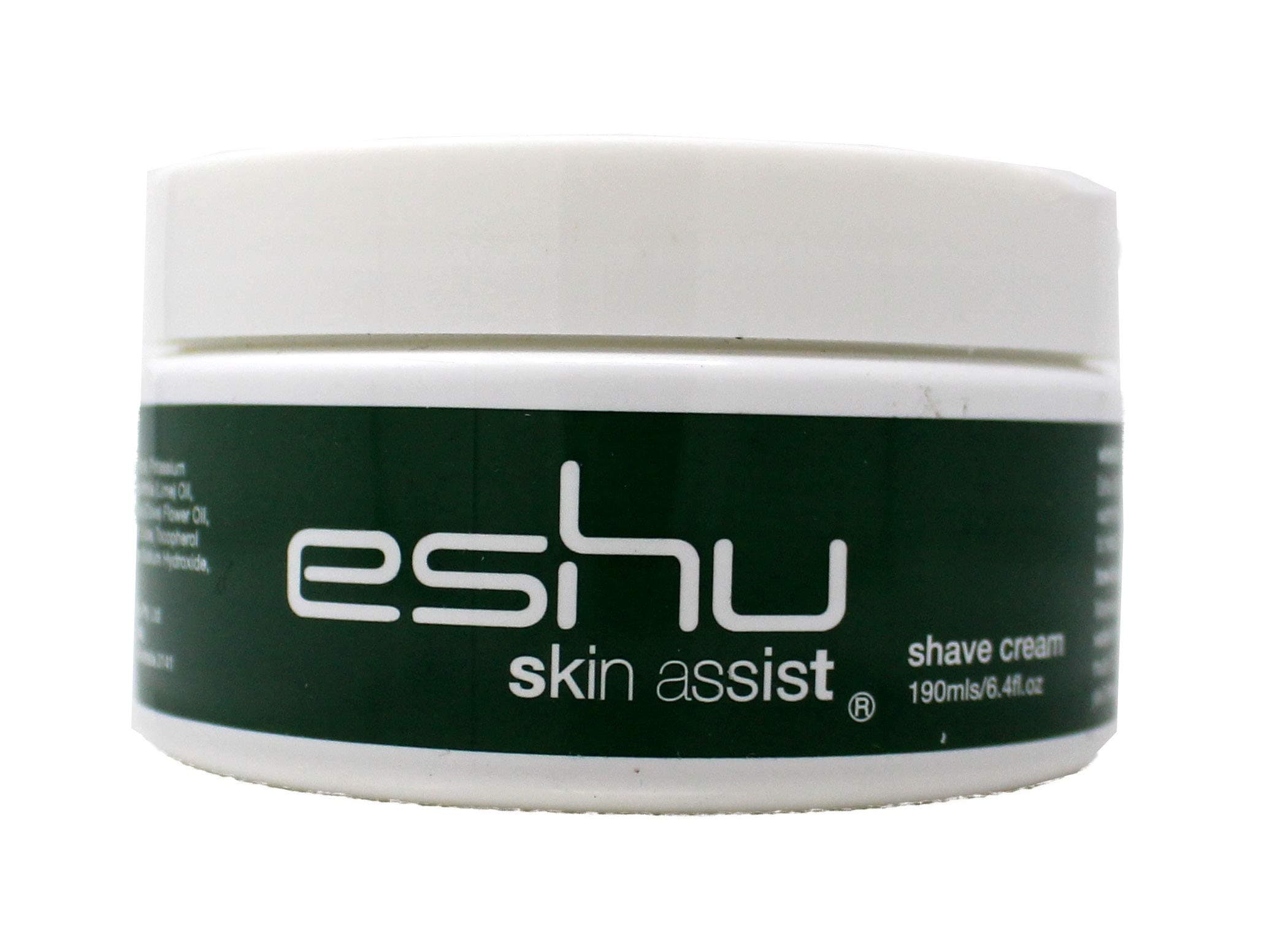 Eshu Skin Assist Shave Cream for Men, 6.4 Ounce