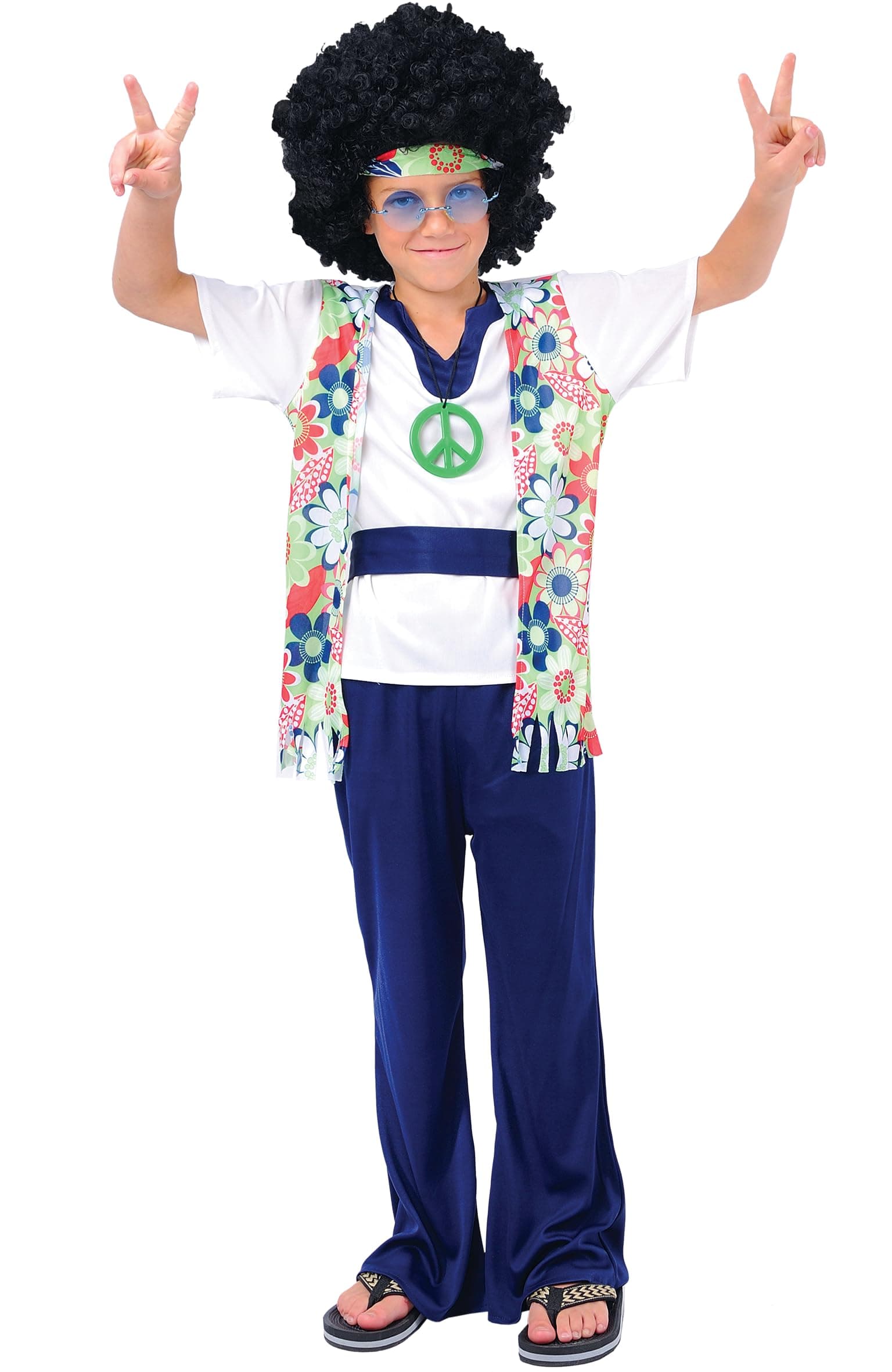 Wicked Costumes Kids Boys Hippie Dude Fancy Dress Costume