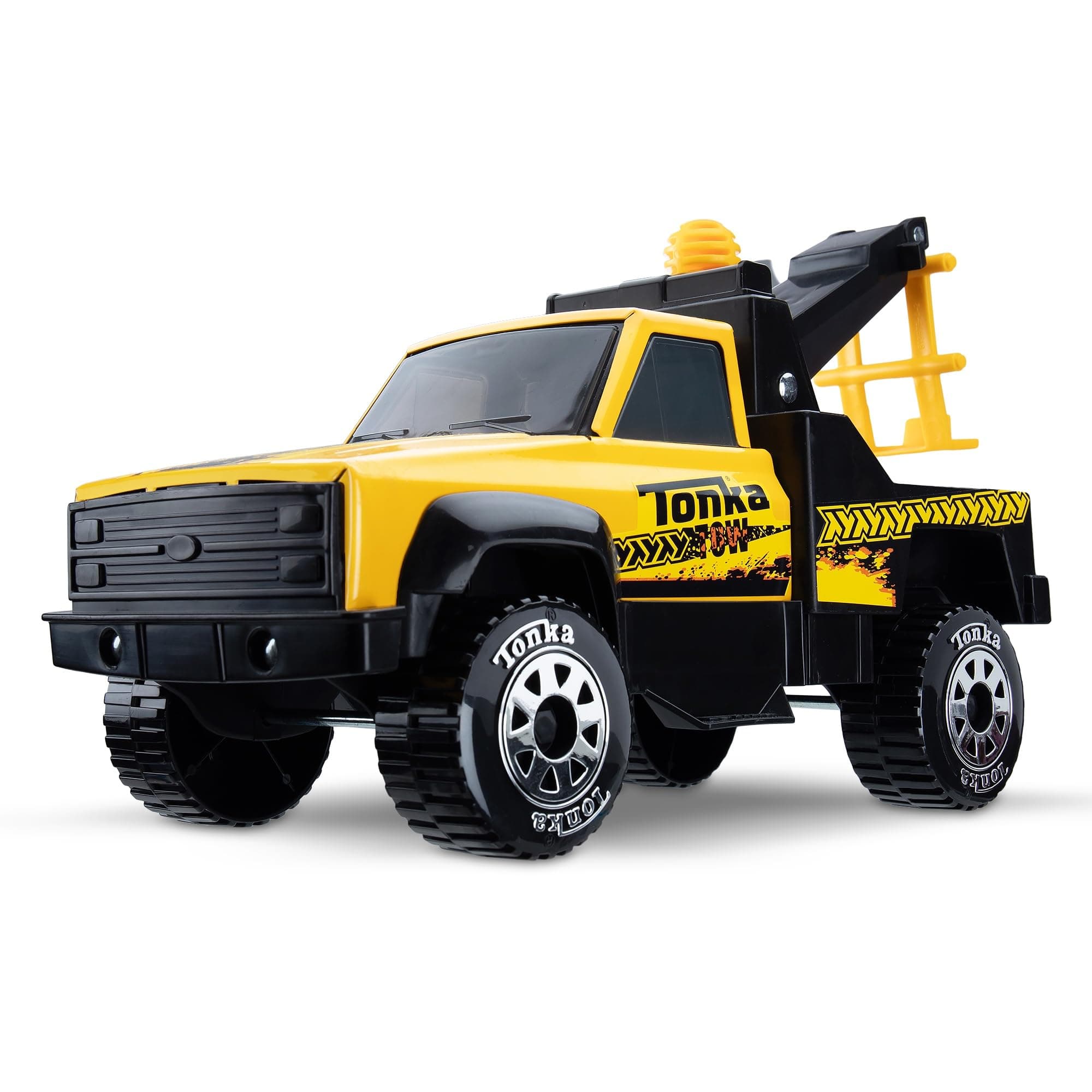 Steel Classics | Tow Truck | Kids Construction Toys for Boys and Girls, Vehicle Toys for Creative Play, Motor Skill Development for Kids Ages 3+ | Basic Fun 06117 FFP