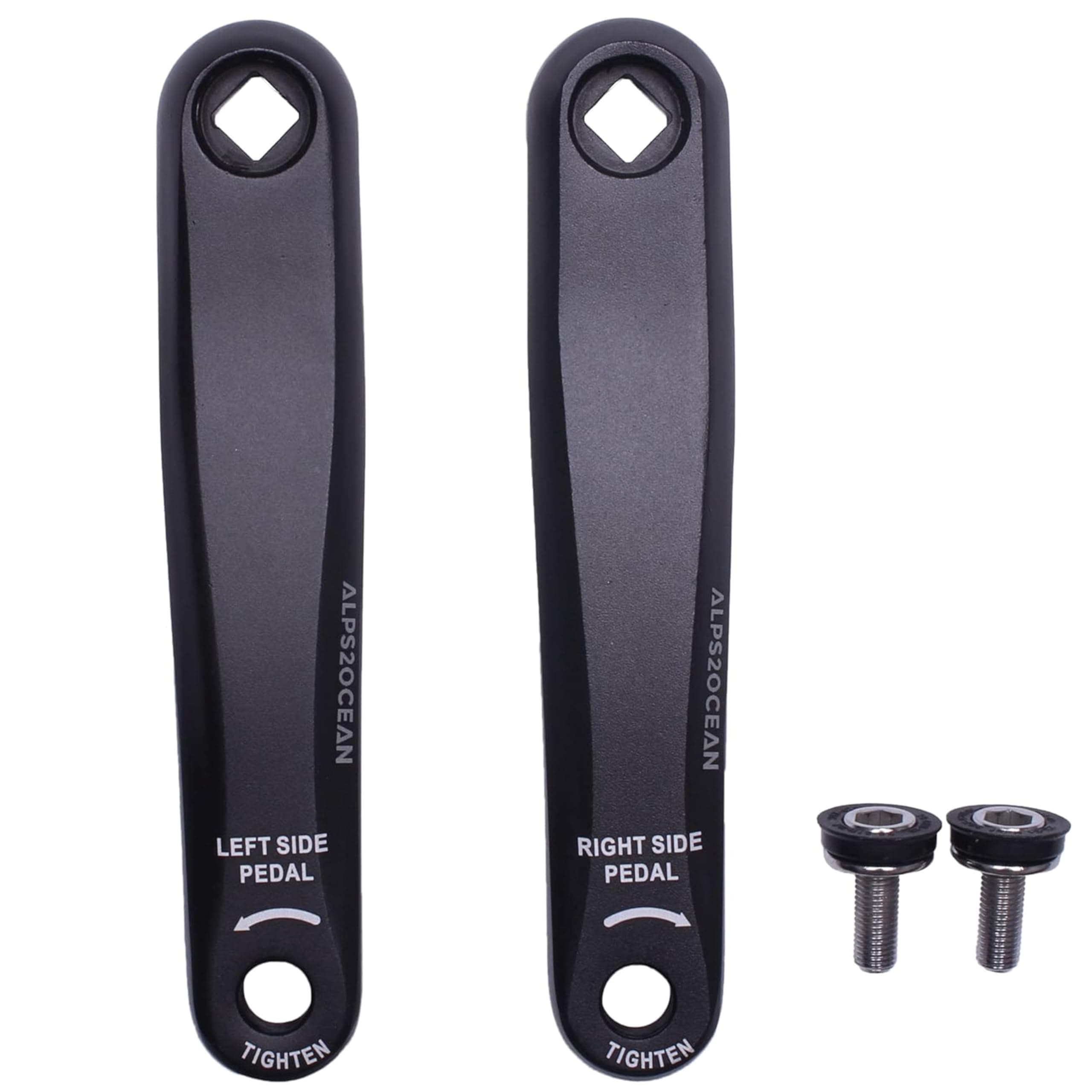 Bike Crank Arms,89MM/102MM/114MM/127MM/140MM/152MM/160MM/165MM/170MM/175MM Available in Diamond Hole Bike Crank Arm for Ebike