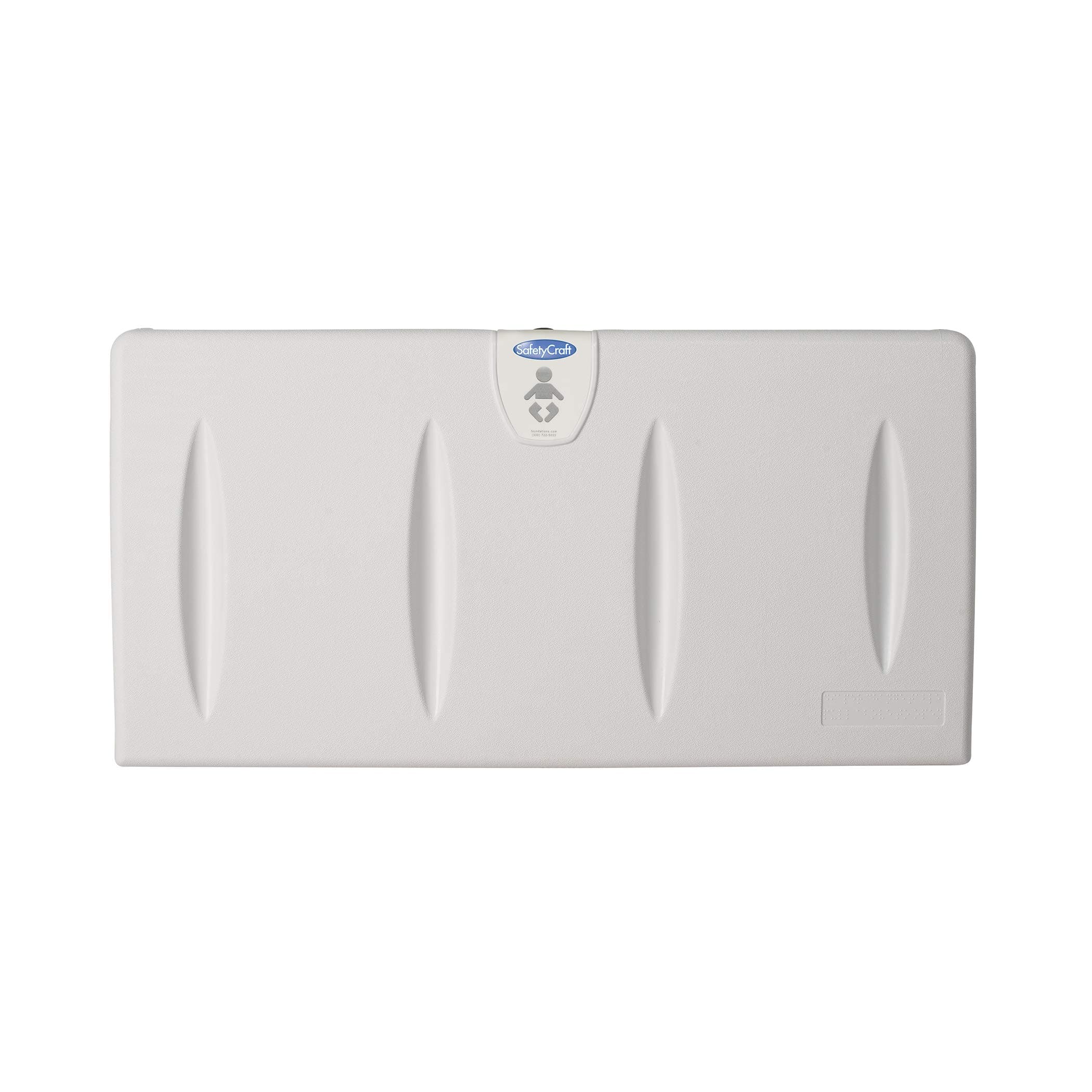 SafetyCraft Wall Mounted Baby Changing Station, Horizontal