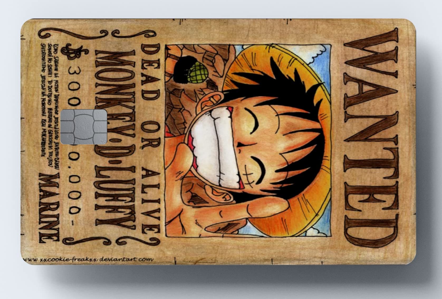 Wanted Poster Card Sticker | Transportation, Key Card, Debit Card, Credit Card | Covering & Personalizing Bank Card | No Bubble, Slim, Waterproof Card Cover