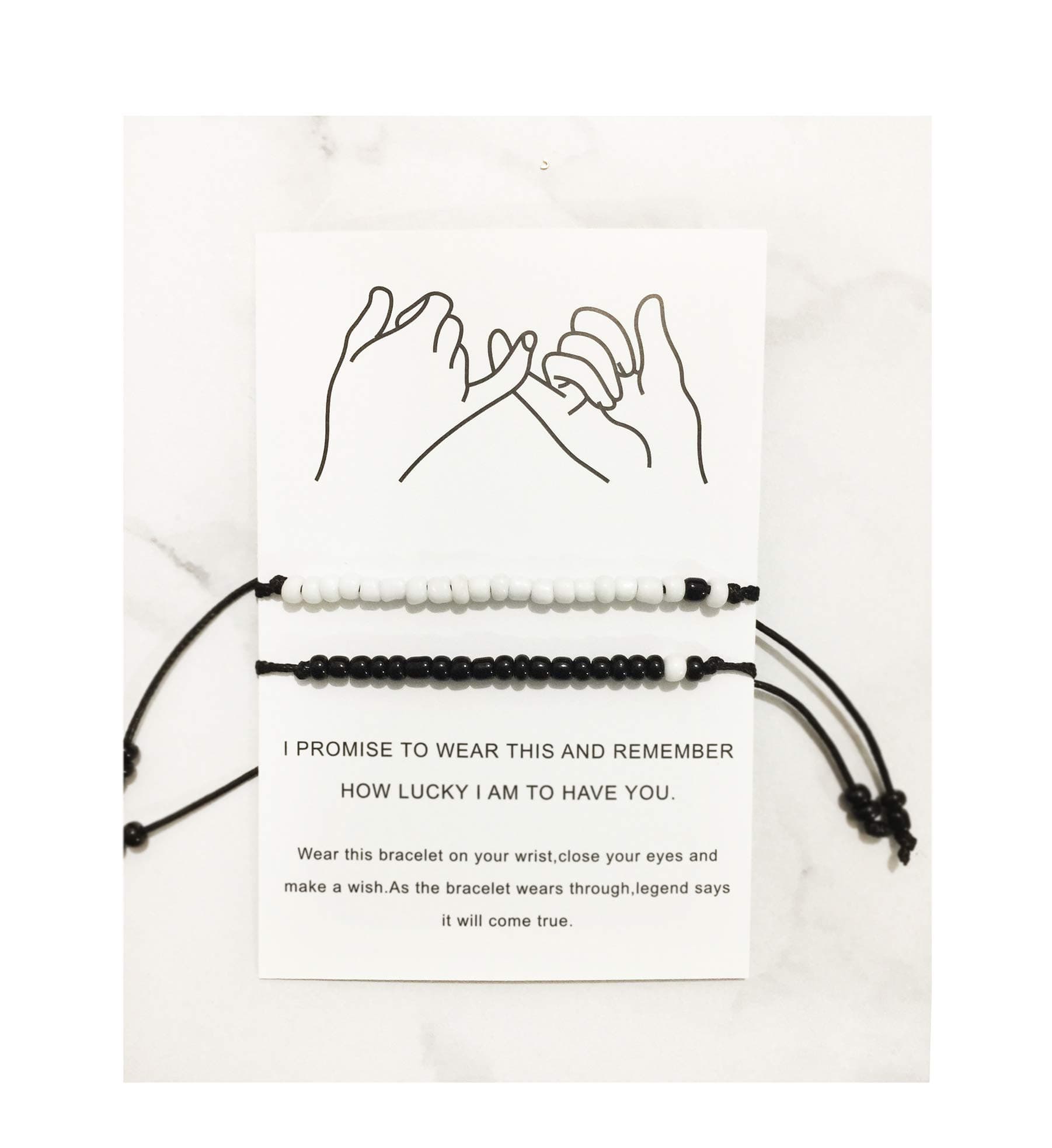 PRCOLUX Grey Camle Friendship Bracelet for Best Friends Couple Family Adjustable Waterproof Handmade Cord Relationship Bracelets for 2