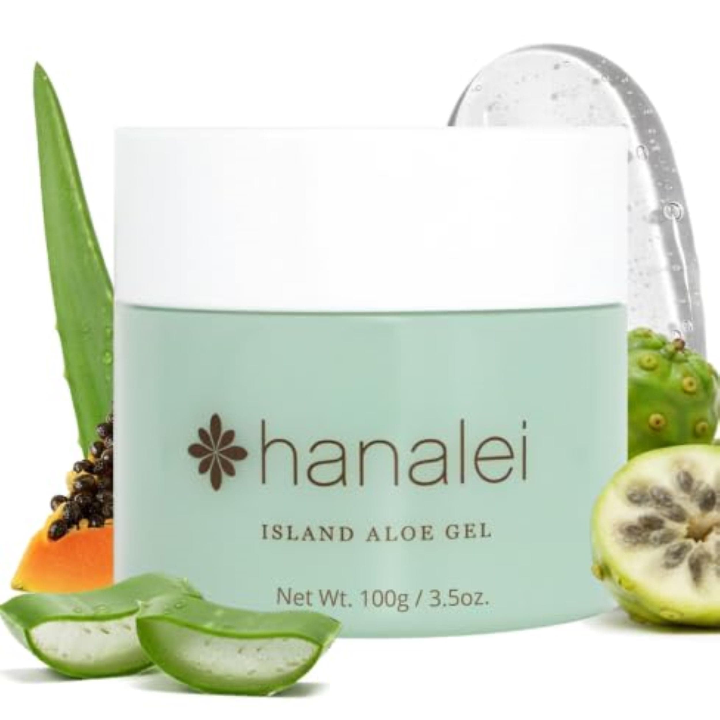 Hanalei Aloe Gel – Soothing After-Sun Care & Daily Moisturizer – Hydrating, Cooling Aloe Vera Gel for Face & Body – Cruelty-Free, Paraben-Free Skincare – Natural Moisturizer – Full Size - 100g