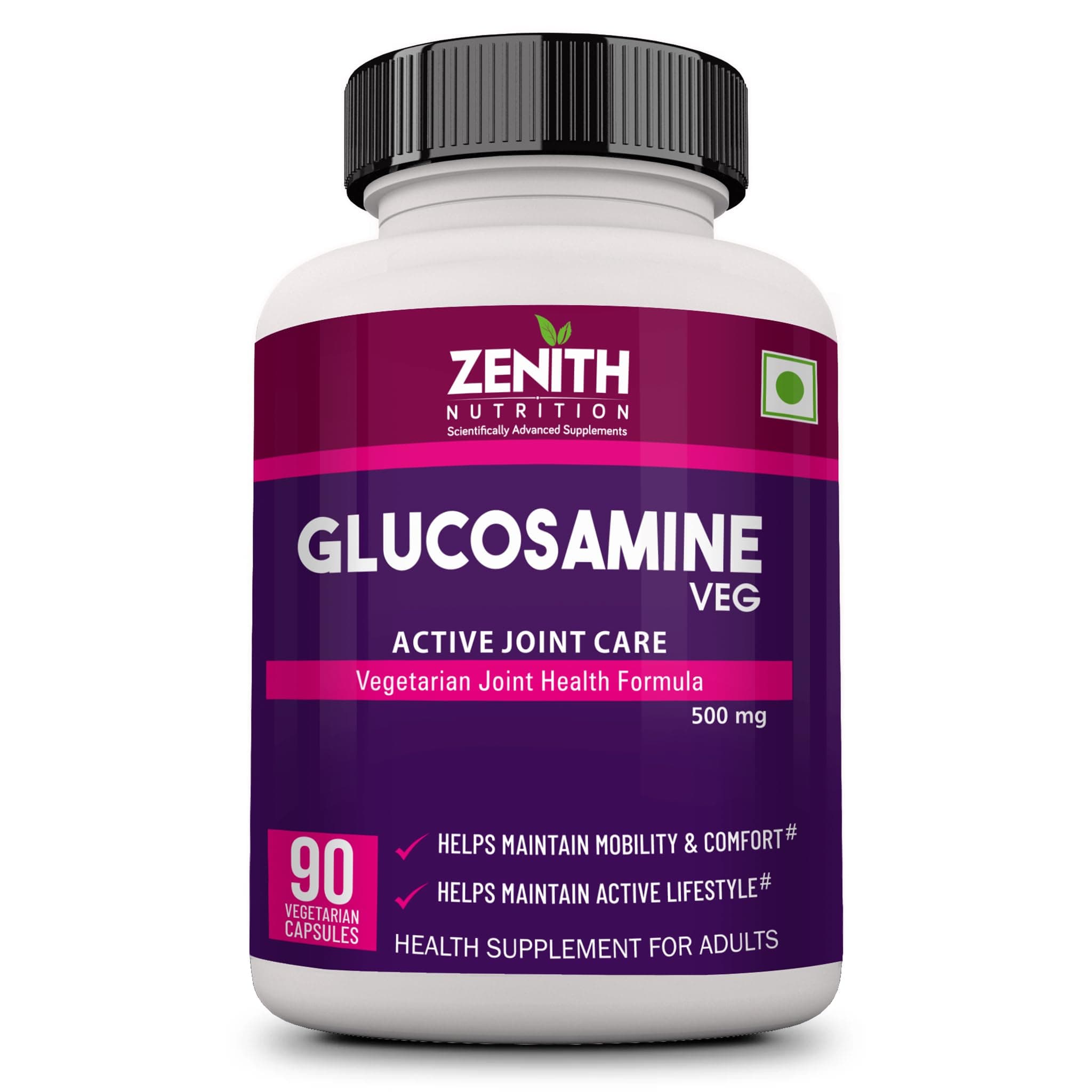 Vegan Glucosamine for Joints movement and cartilage - 500mg 90Caps