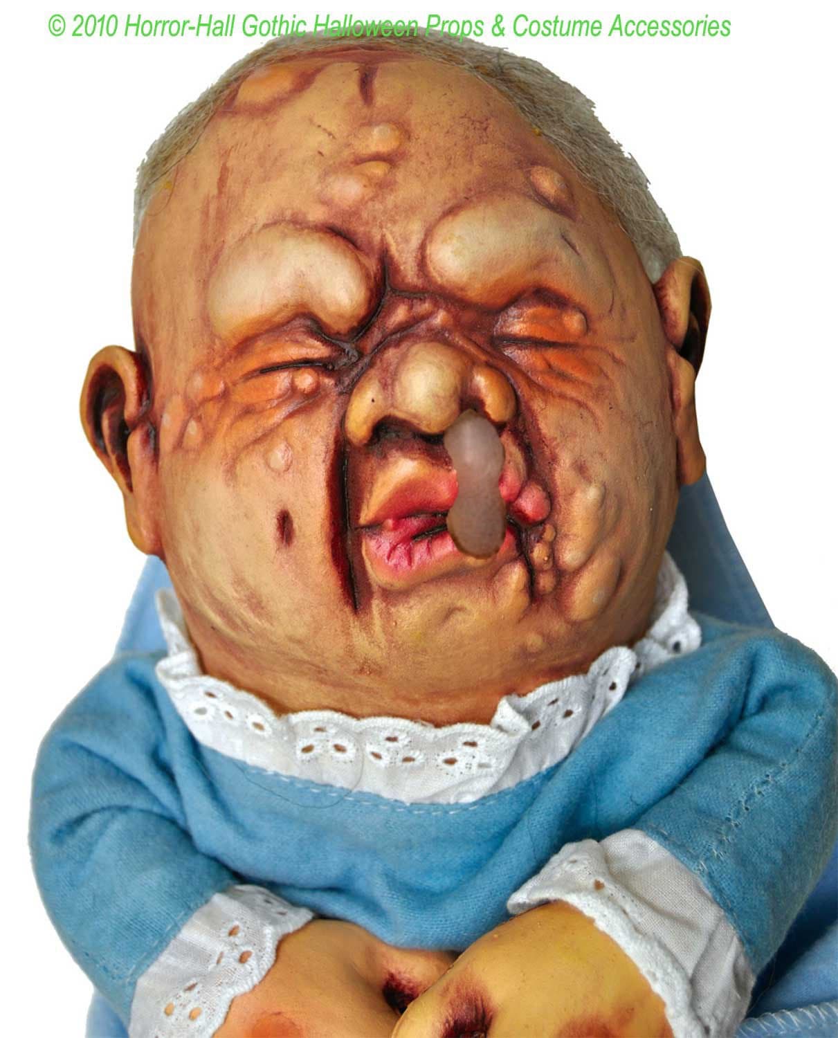 BABY STINKY PUPPET Creepy Realistic Mutant DOLL Halloween Prop Costume Accessory