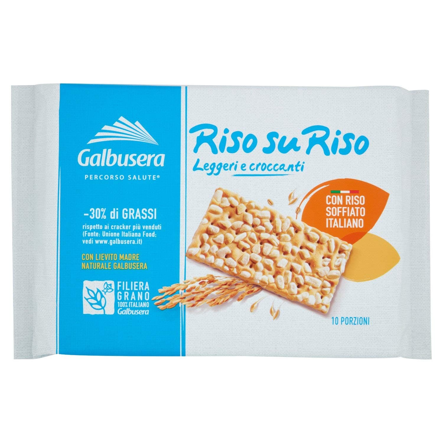 Whole Grain Crackers by Riso Su Riso 8 oz