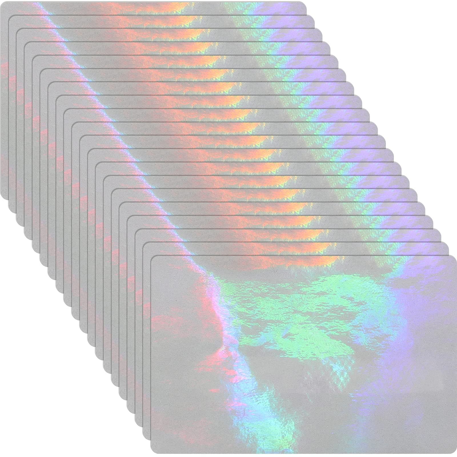 20 Pieces ID Card Hologram Business Self Stick ID Hologram Cards, 2.05 x 3.3 Inch