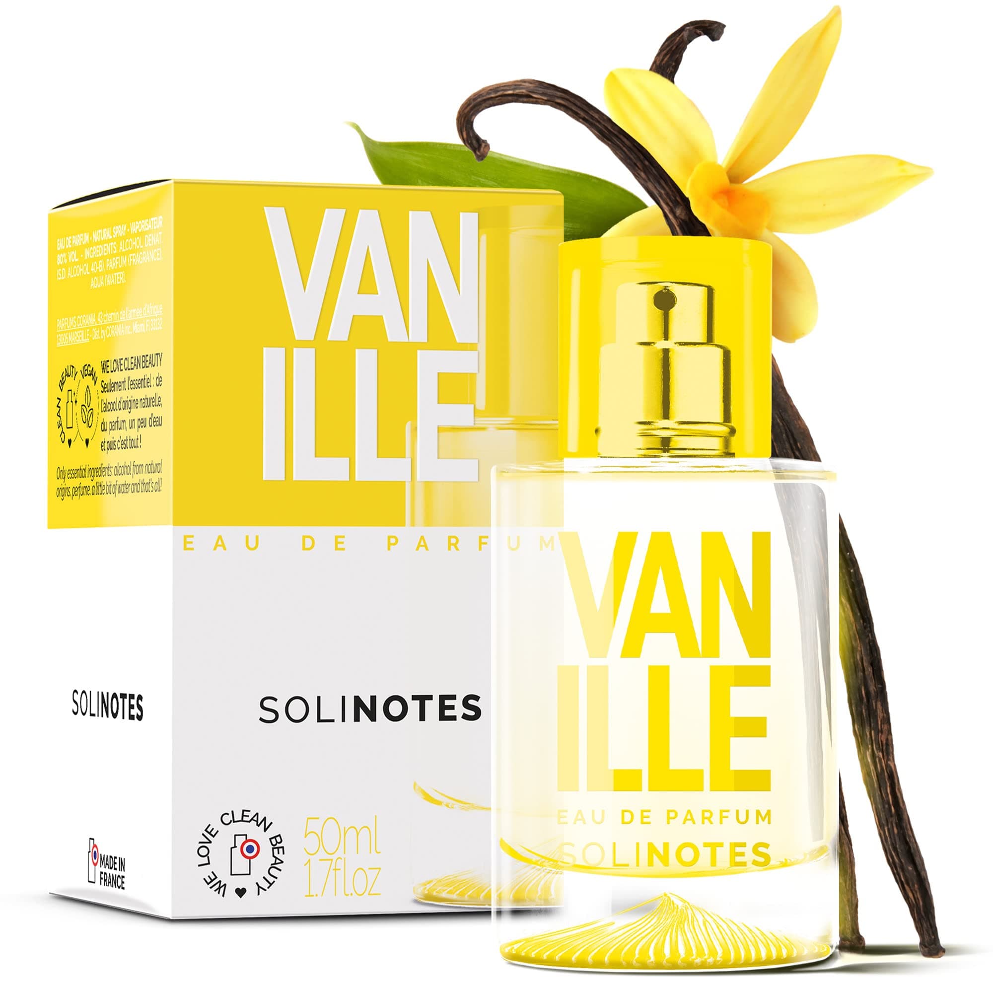 Solinotes Vanille Eau de Parfum for Women, 50 ml