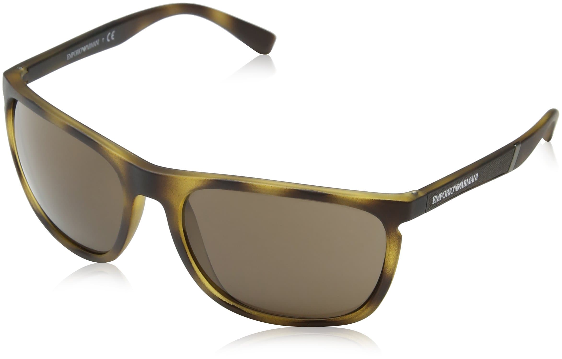 Emporio Armani EA4107-508973 Sunglasses MATTE HAVANA w/BROWN 59mm