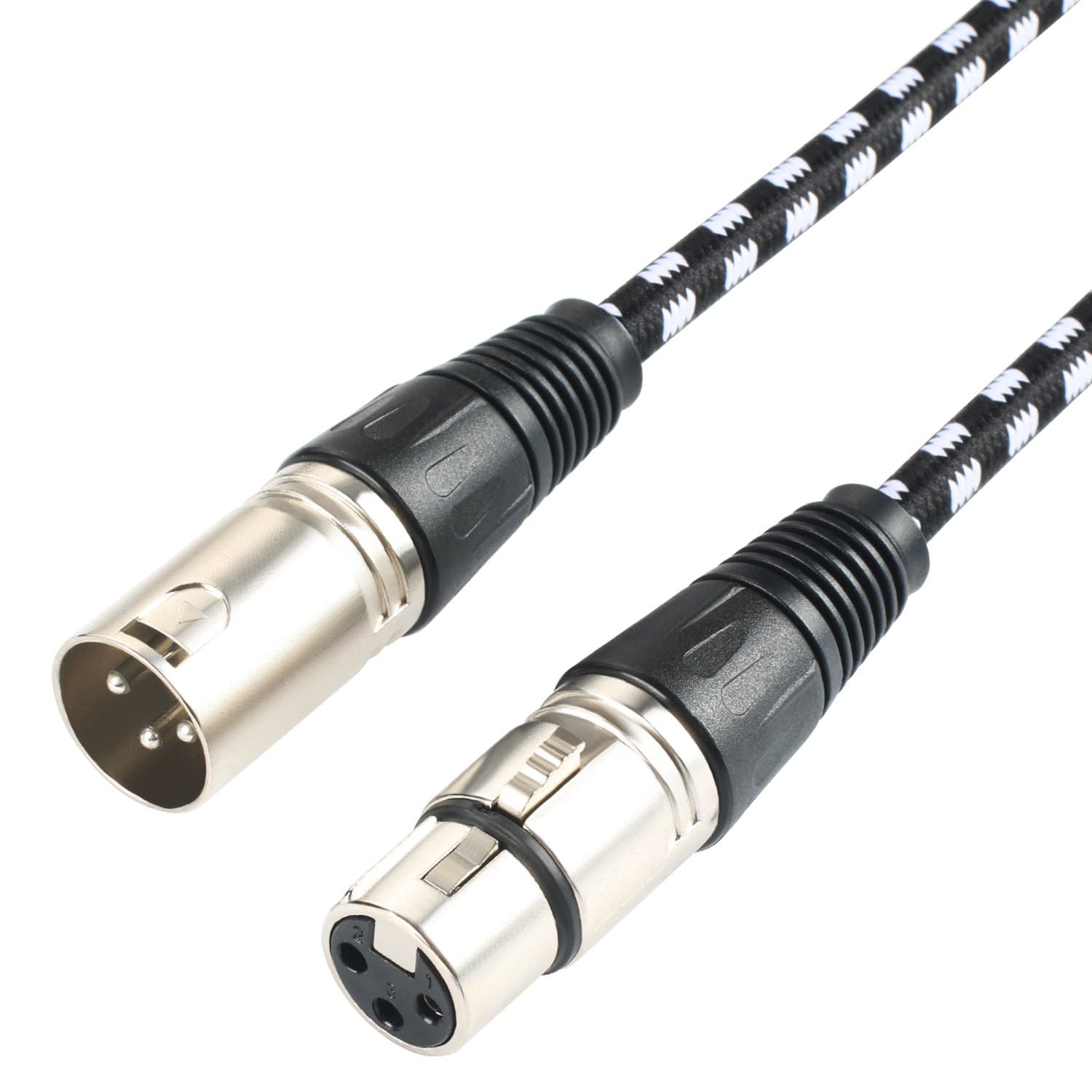 Tainston XLR Microphone Cable Male to Female-6 Feet