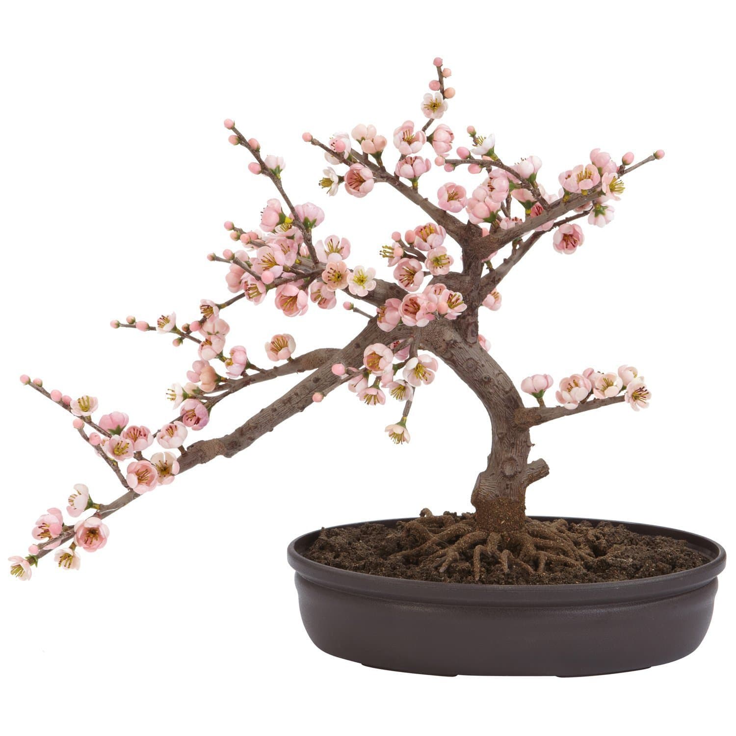 Nearly Natural Cherry Blossom Bonsai Silk Tree, Pink