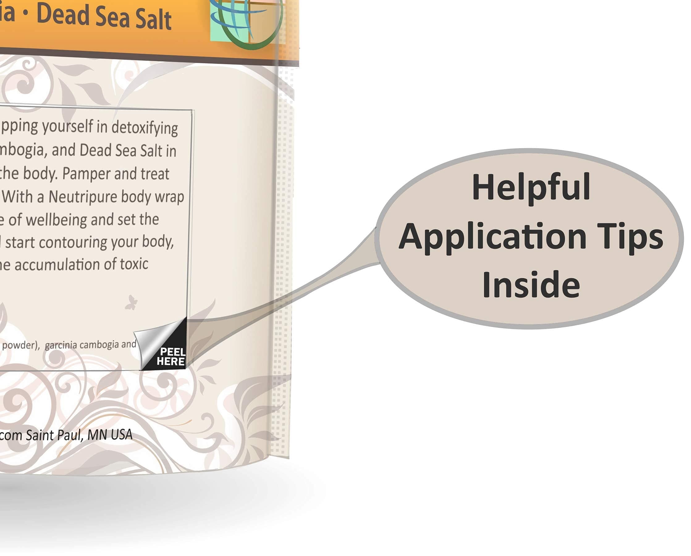 DIY Slimming Body Wrap: SPA Formula for Home Use: Seaweed, Healing Clay, Garcinio Cambogia, and Dead Sea Salt