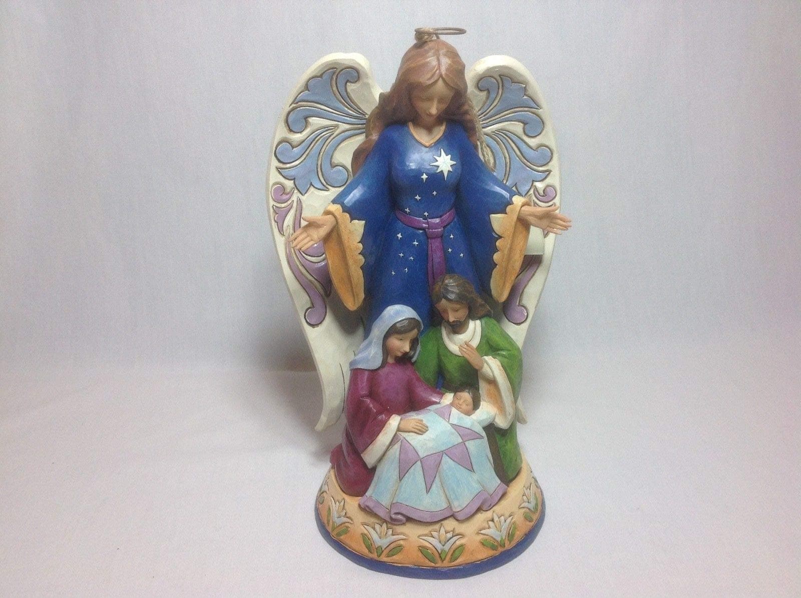 Enesco Jim Shore Figurine Angel Nativity Scen
