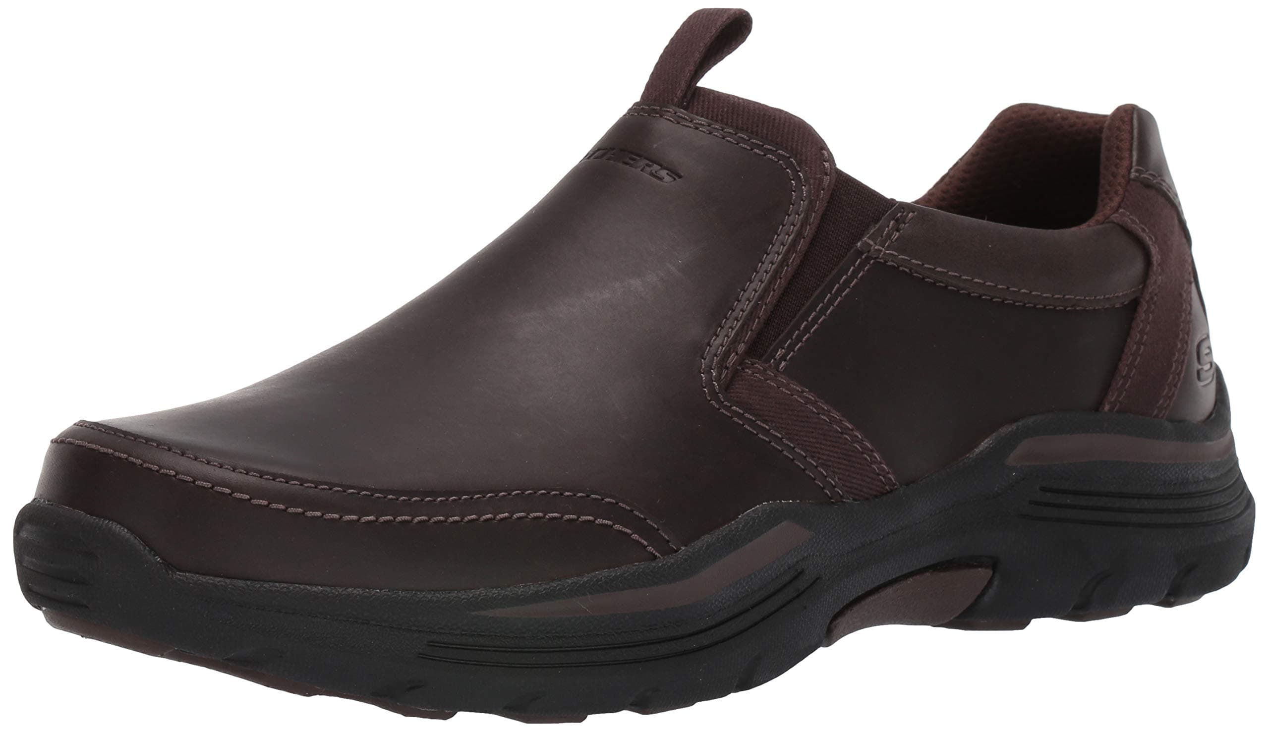 Men's Expended-morgo Leather Slip on Moccasin