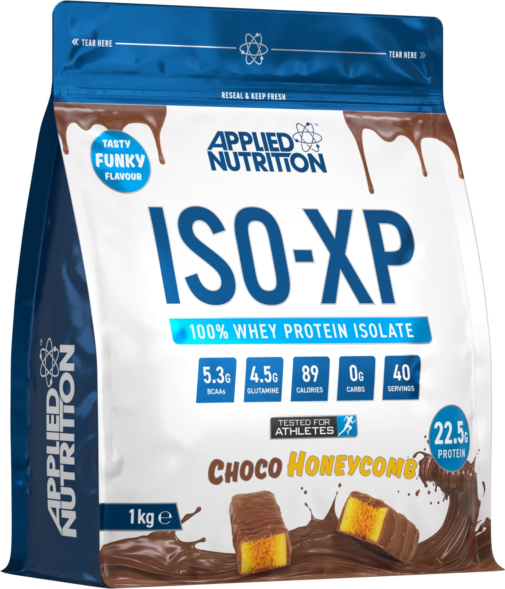 ISO XP Whey Isolate - Whey Protein Isolate Powder, ISO-XP Funky Yummy Flavours (40 Servings, Choco Honeycomb)
