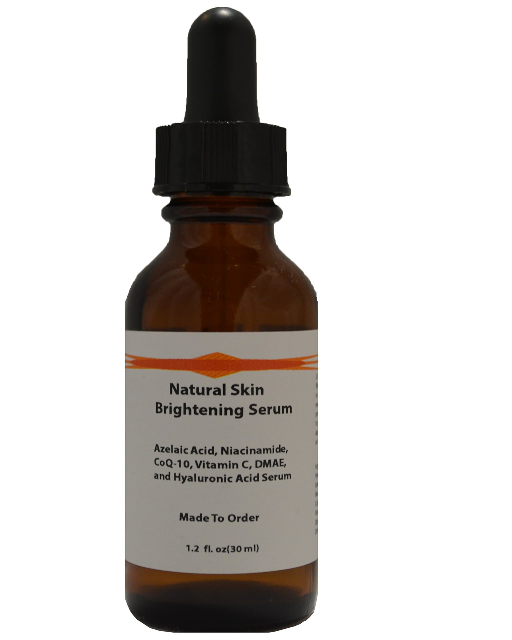 Natural Skin Brightening Serum with Azelaic Acid, Niacinamide & Hyaluronic Acid (1.2oz)