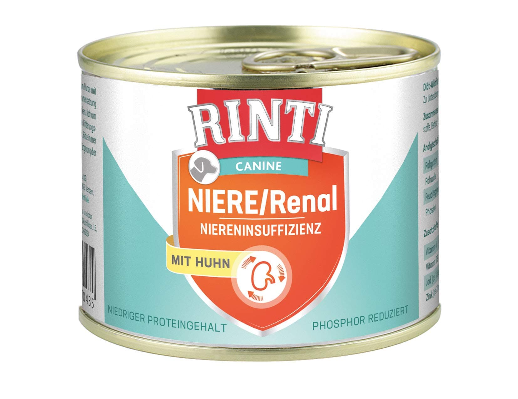 Rinti Chicken Canine Kidney/Renal Pack of 12 x 185g