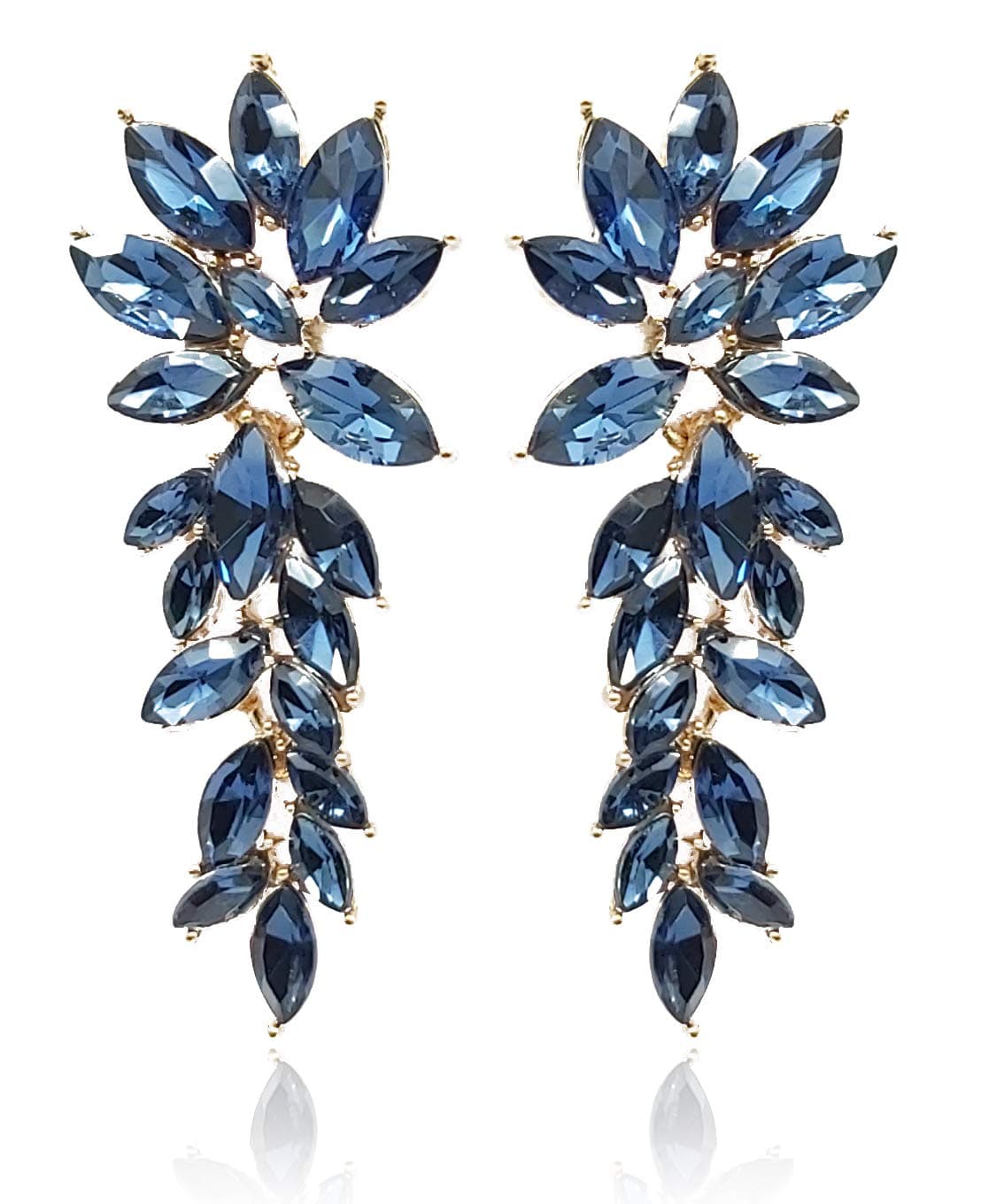 YouBella Fashion Jewelry Bollywood Stylish Crystal Dangler Earrings for Women and Girls