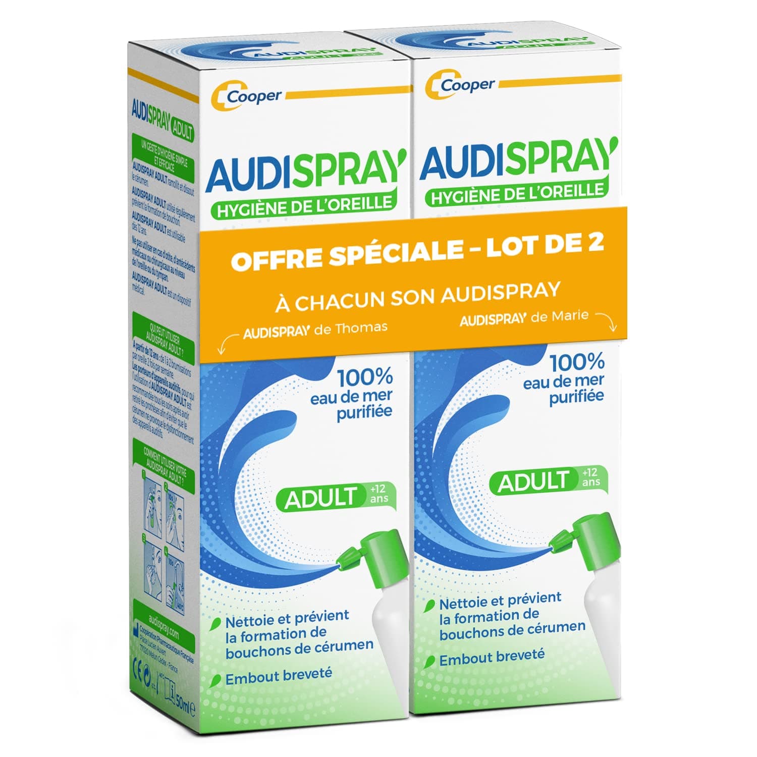 Audispray Adult Ear Hygiene 2 x 50ml