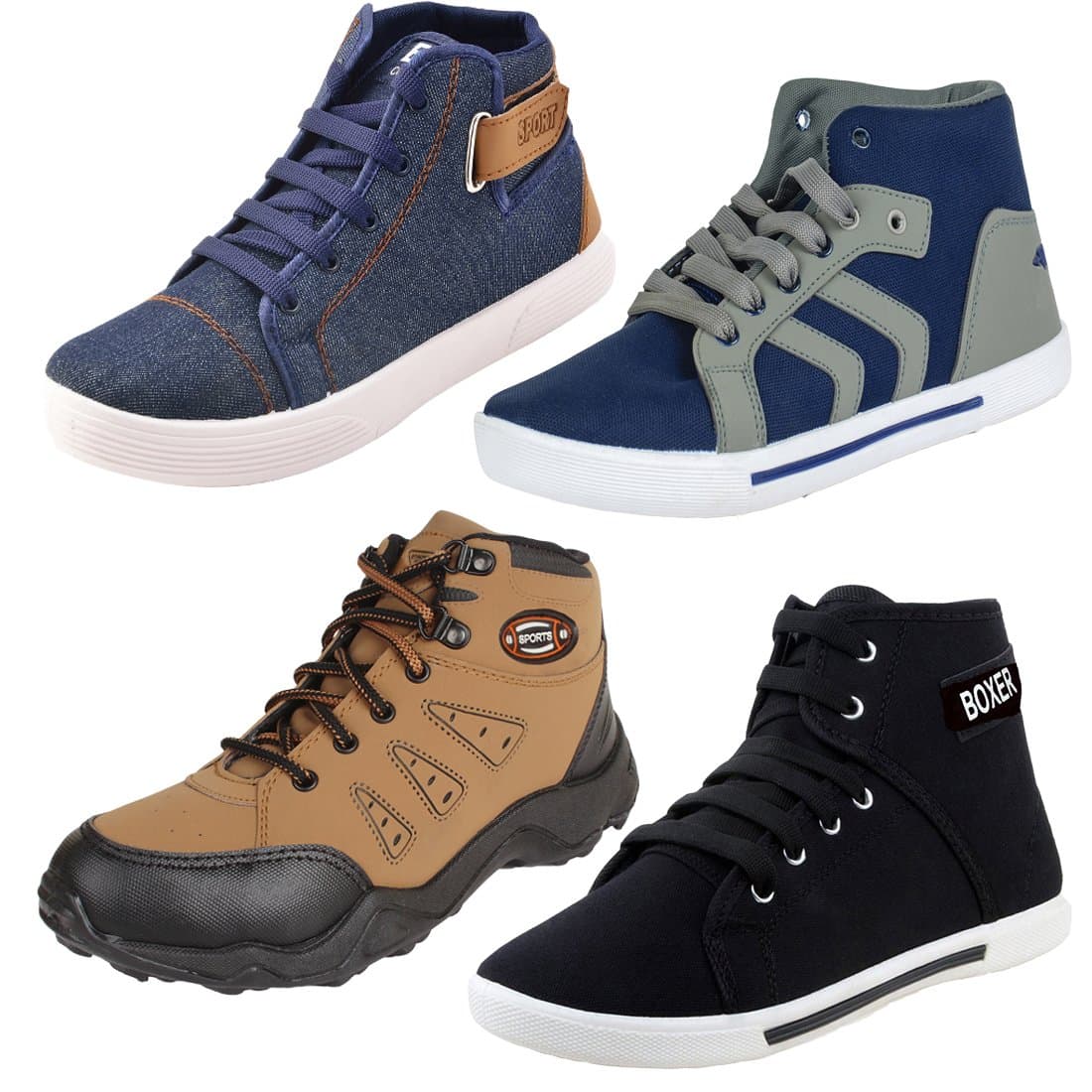 Men's Sneaker (Set of 4 Pairs)