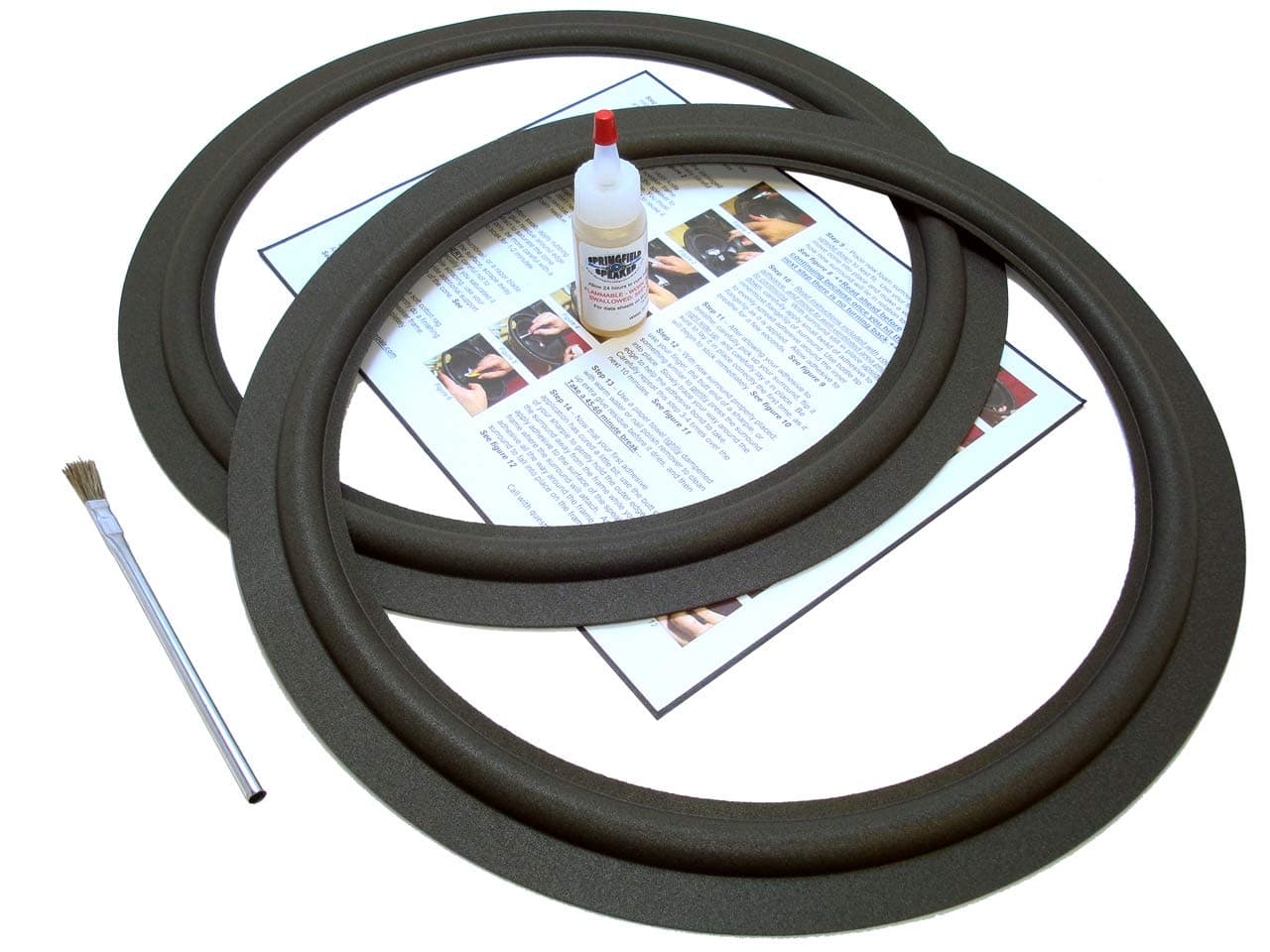 15" Foam Surround Edge Repair Kit - 2 Speaker Kit - Technics SBK-400, SBK400