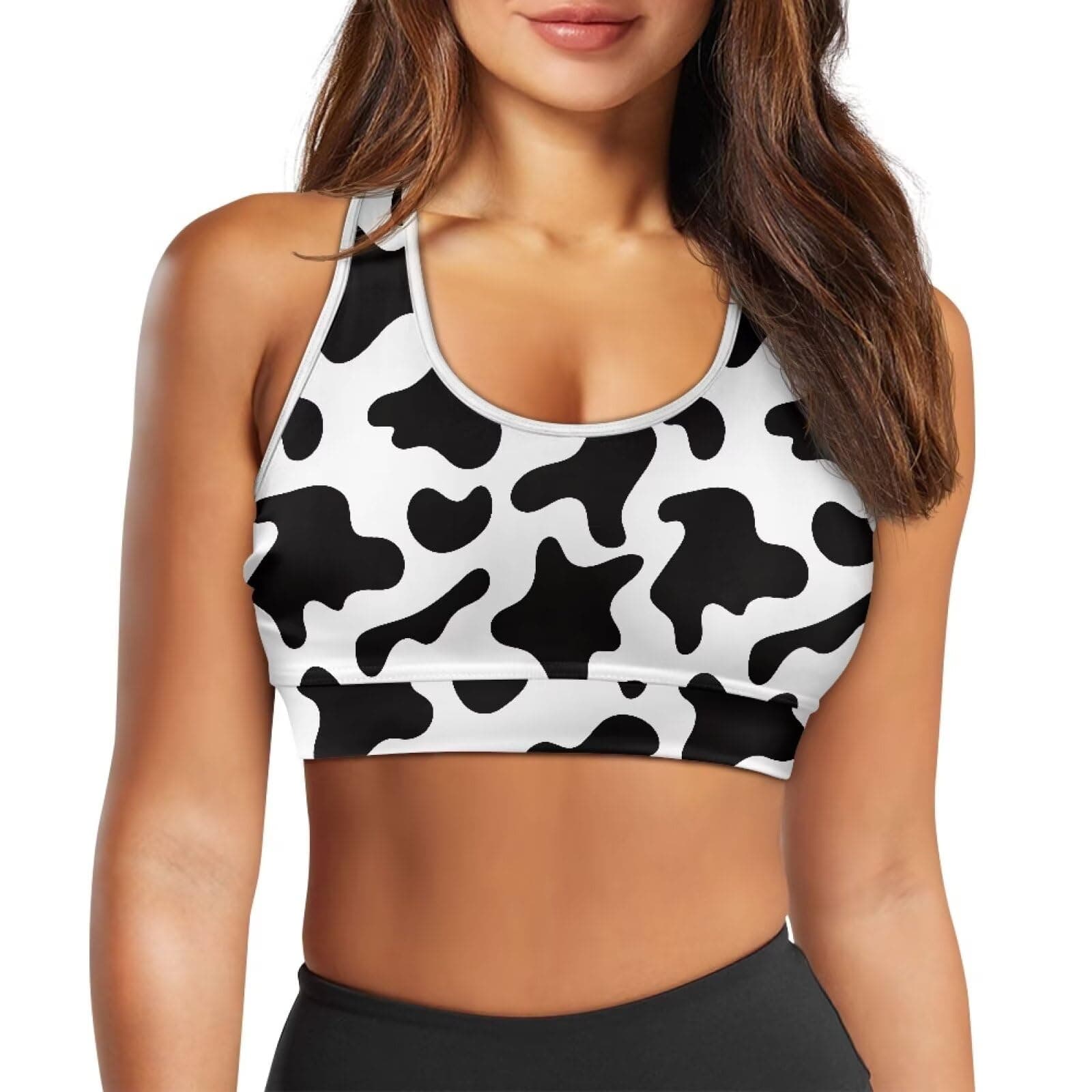 Ystardream Women's Sports Bras Plus Size Yoga Workout Tops for Fitness