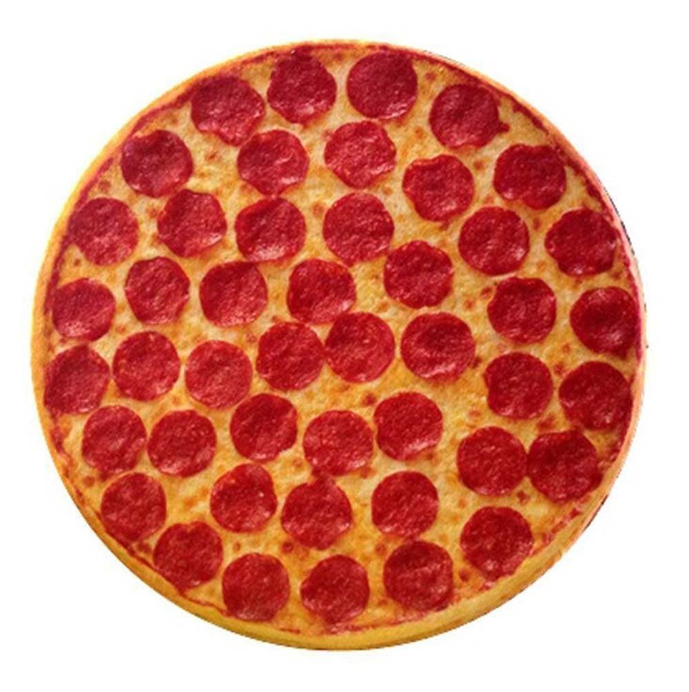 Food Pillows Cushions Popular 14x14inch One Side Pizza Pillows Soft Plush Stuffed Toys