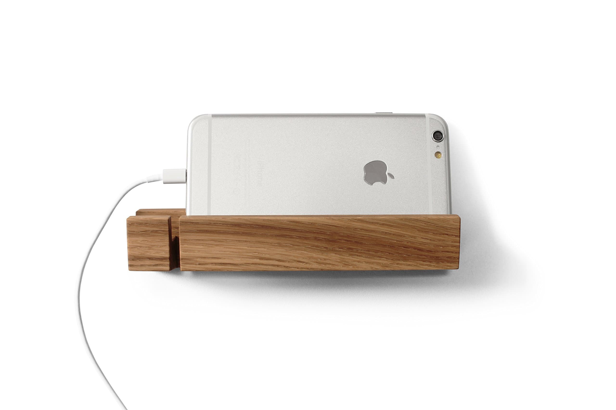 iPhone 5 / 6 Charging Shelf Oak Wood