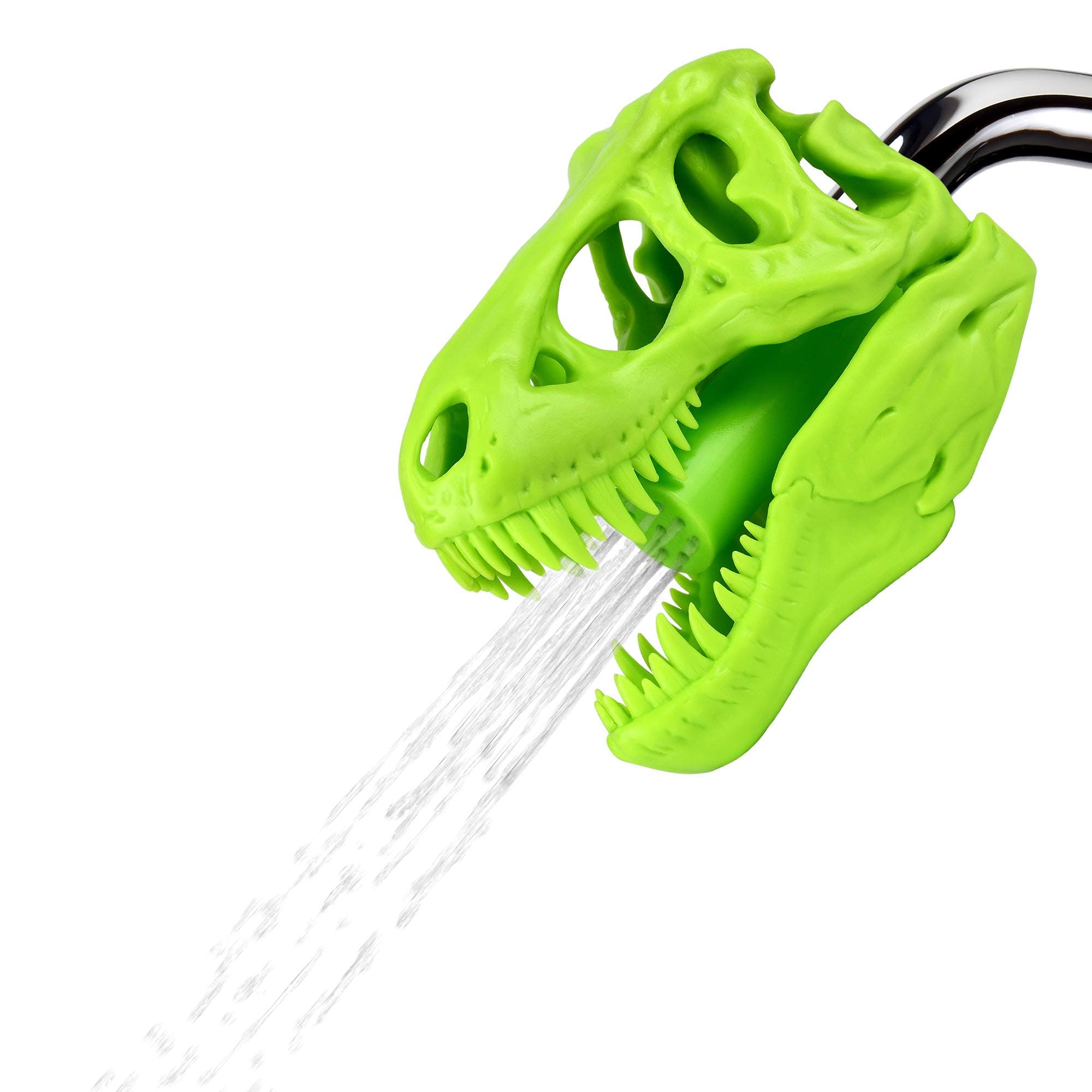 Barbuzzo Wash N' Roar Shower Head-Lime Green, Standard