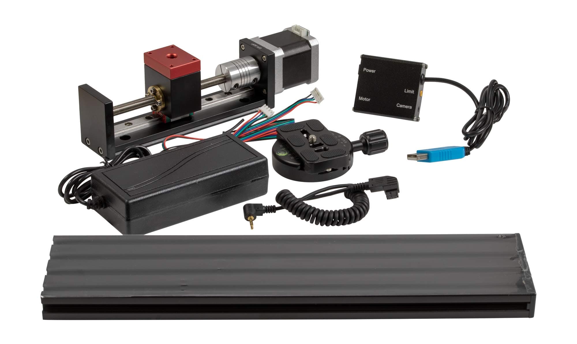 Original MJKZZ Macro Rail for Focus Stacking (USB Version) for Extreme Macro Recording with Magnifications up to 50x