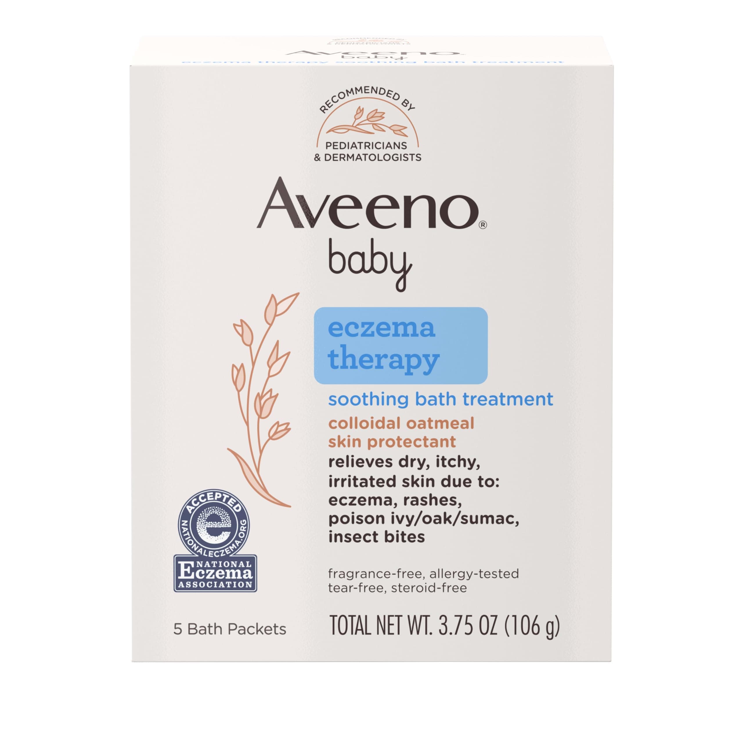 Aveeno Soothing Baby Bath Treatment, 5Ea