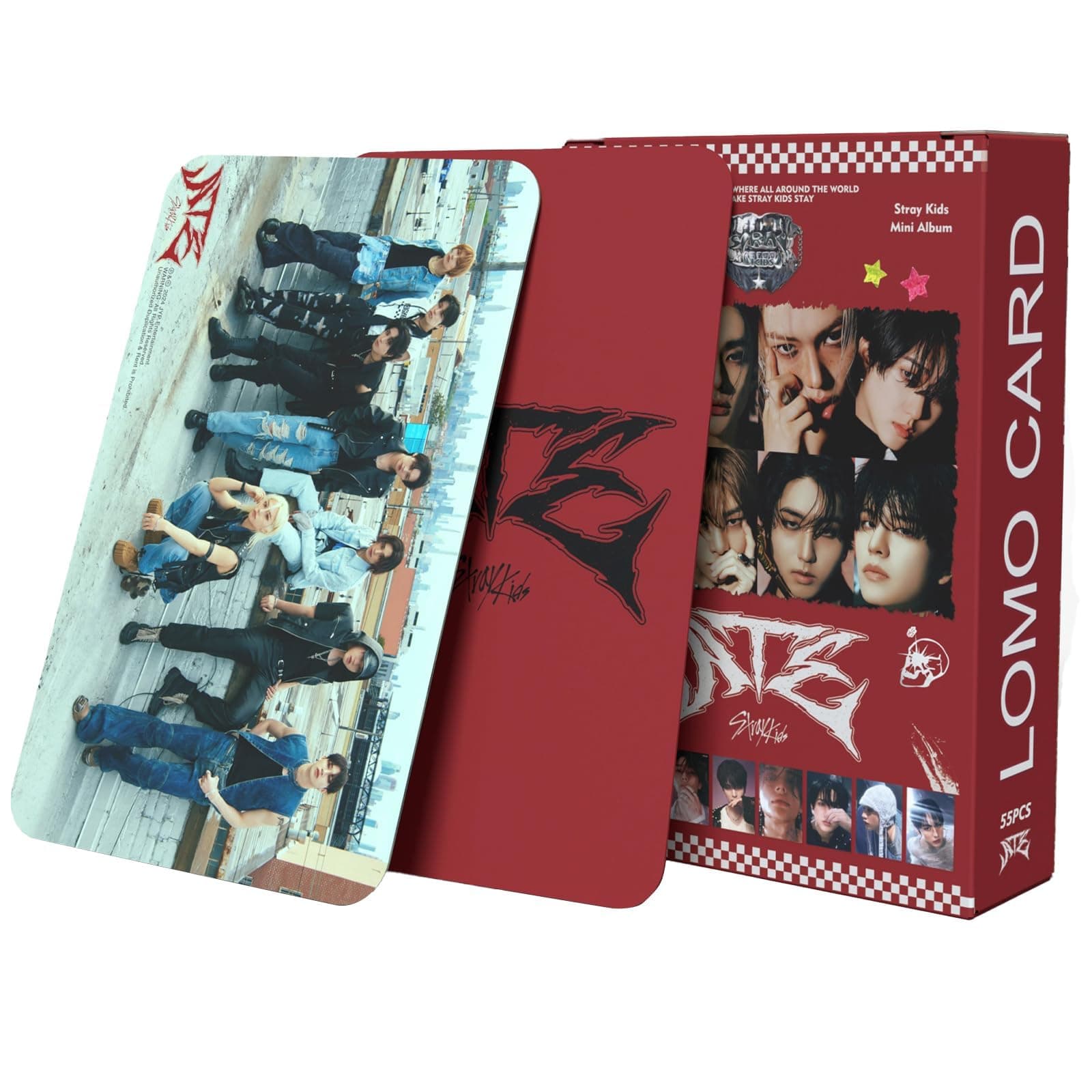 KPOPBP Stray Kids ATE 55 Pack KPOP Photocards for SKZ LOMO Album Gift for Boys Girls
