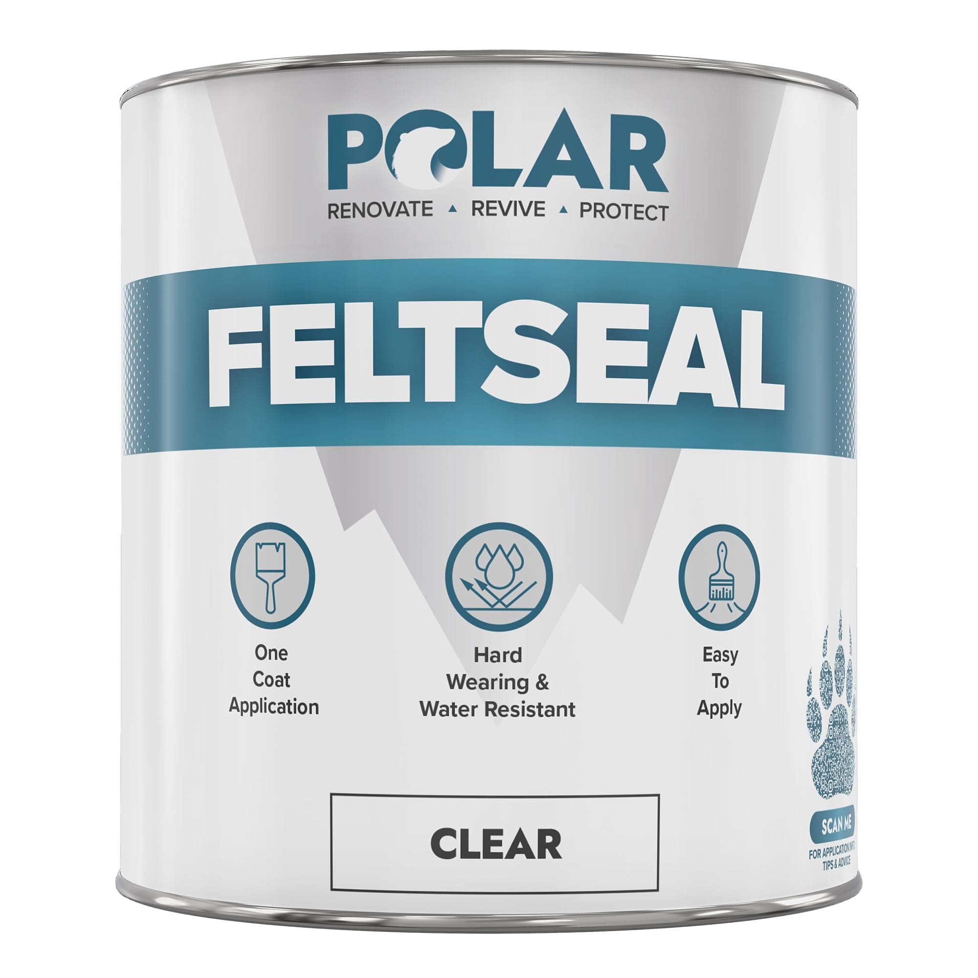 Premium Clear Felt Seal - 500ml - Instant Waterproof Roof Sealant - Ideal for Flat or Pitched Felt, Shed & Garage Roofs - Easy to Apply