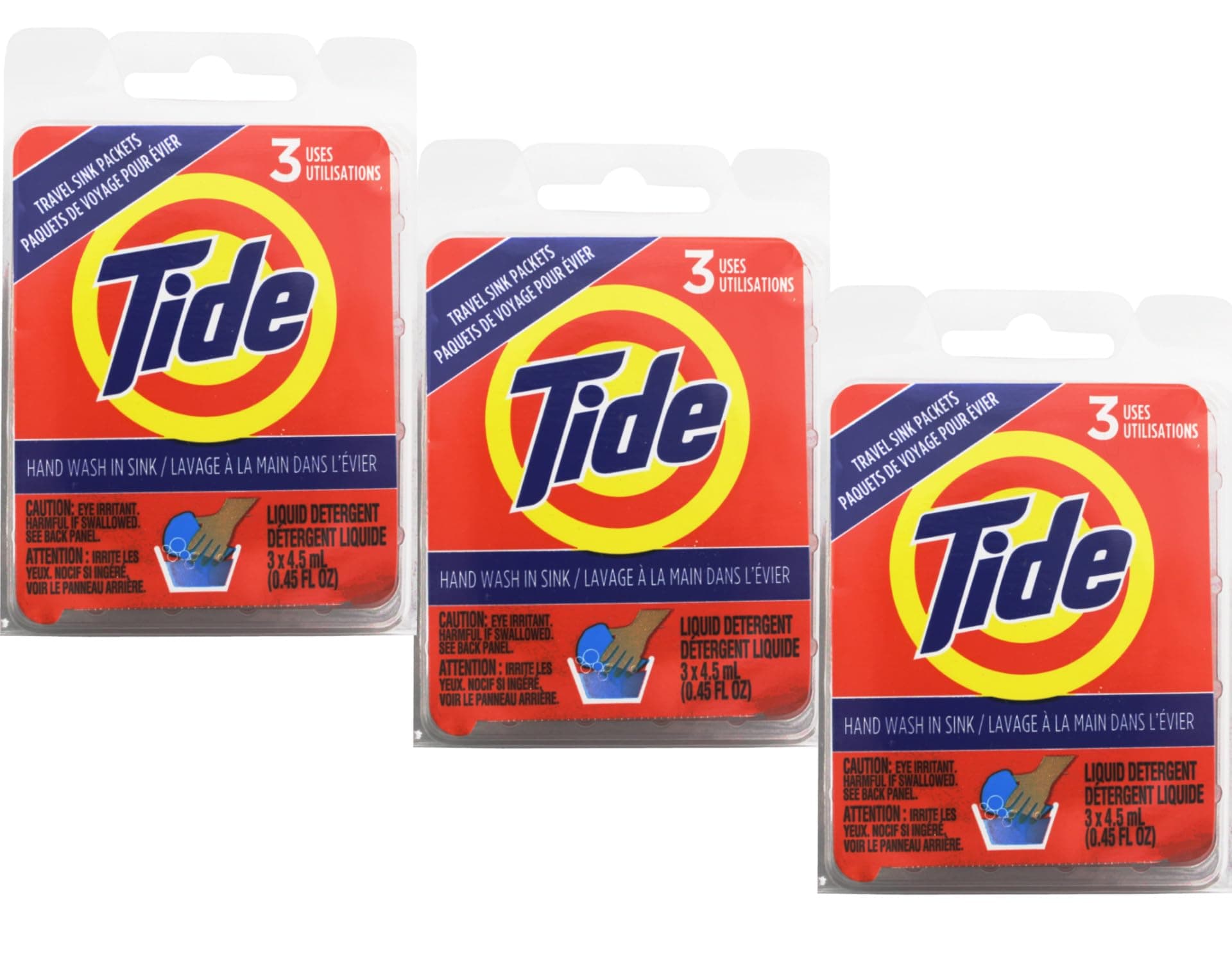 Tide Soap Powder Packs Sink Packs For 3 Loads (3 Packs Of 3)