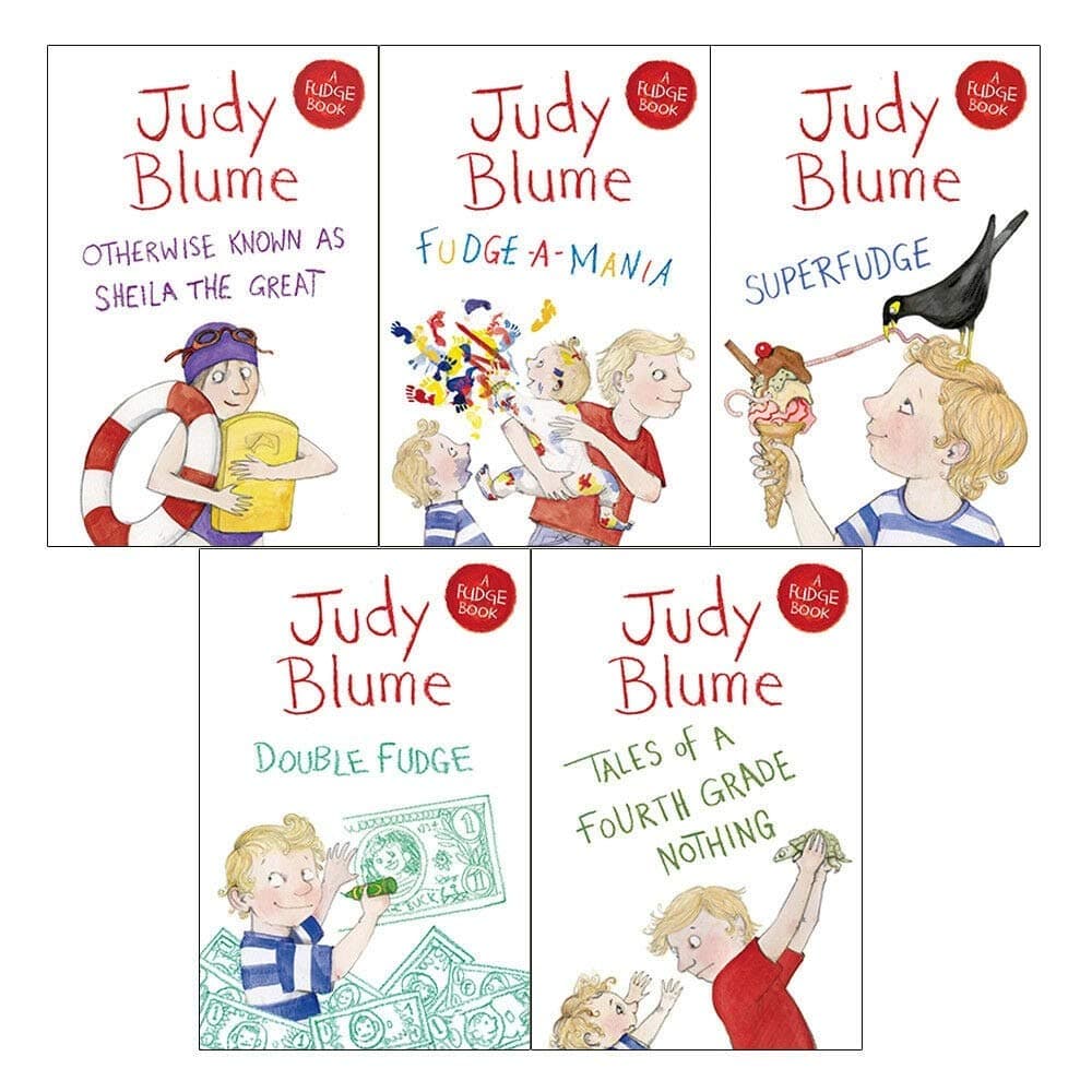 A BOX of FUDGE - JUDY BLUME [Scholastic Paperback Box Set of 5] (Fudge Series) Paperback – January 1, 2002