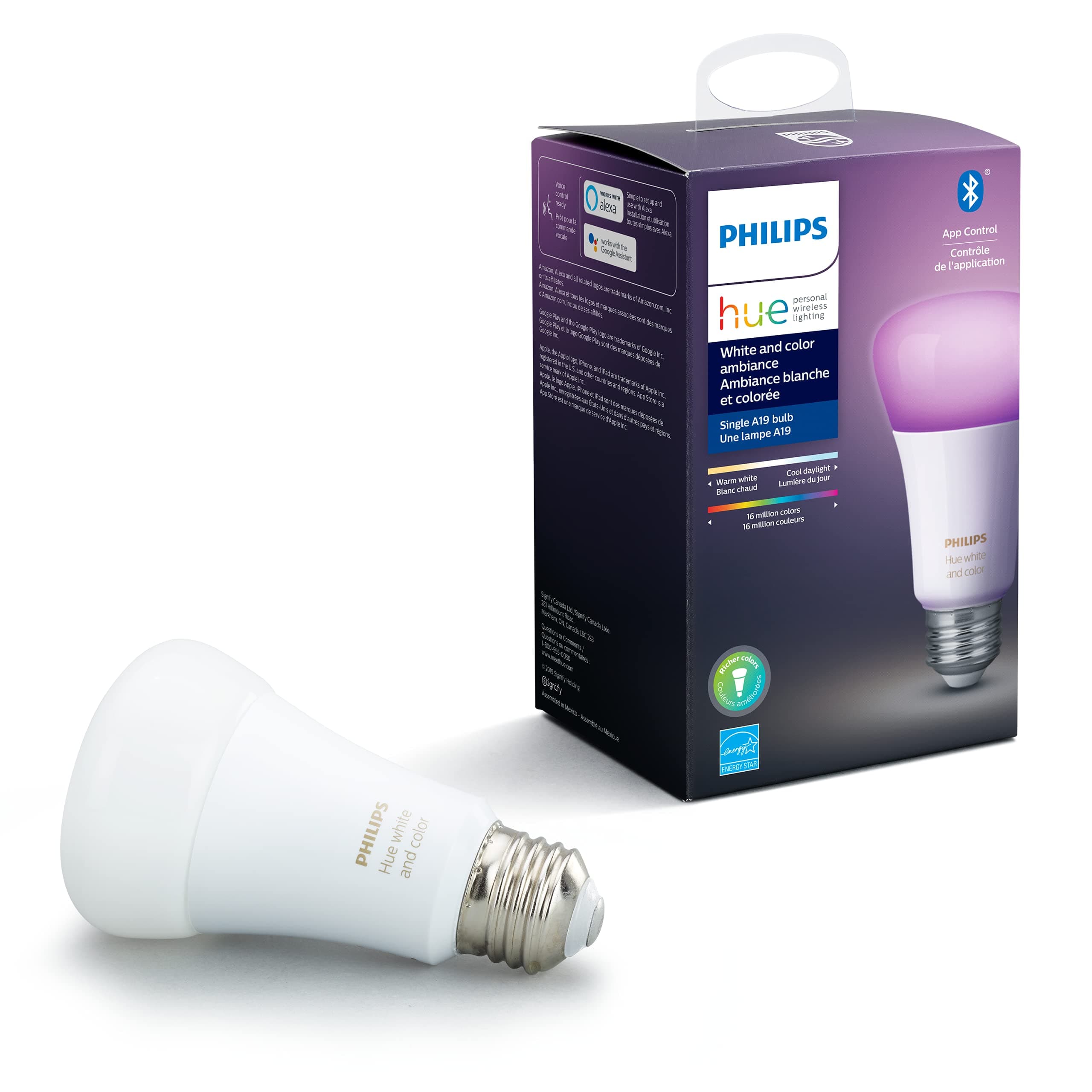 Philips 456202 Hue White & Color Ambiance A19 Extension Bulb
