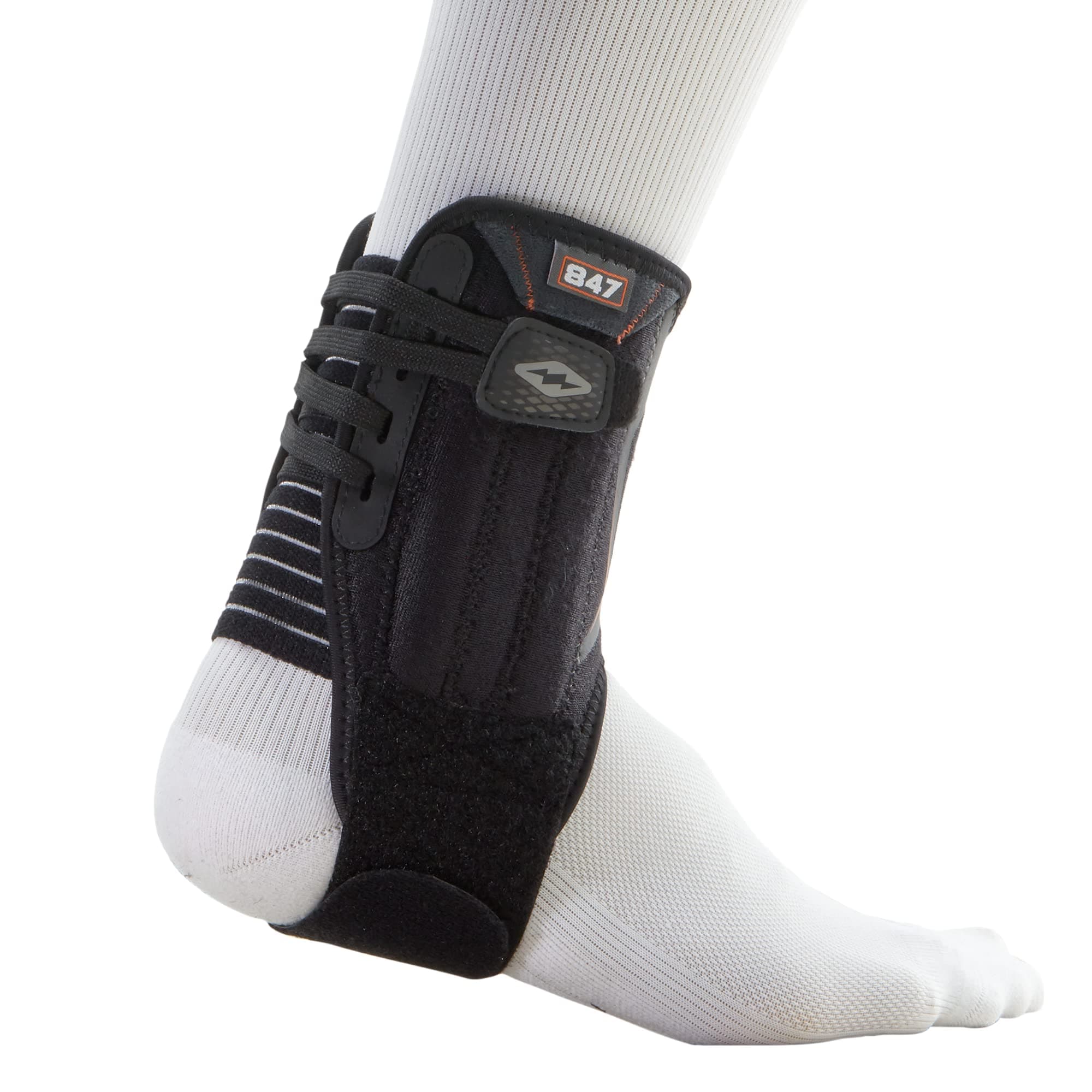 Ankle Stabilizer with Flexible Support Stays (Black)