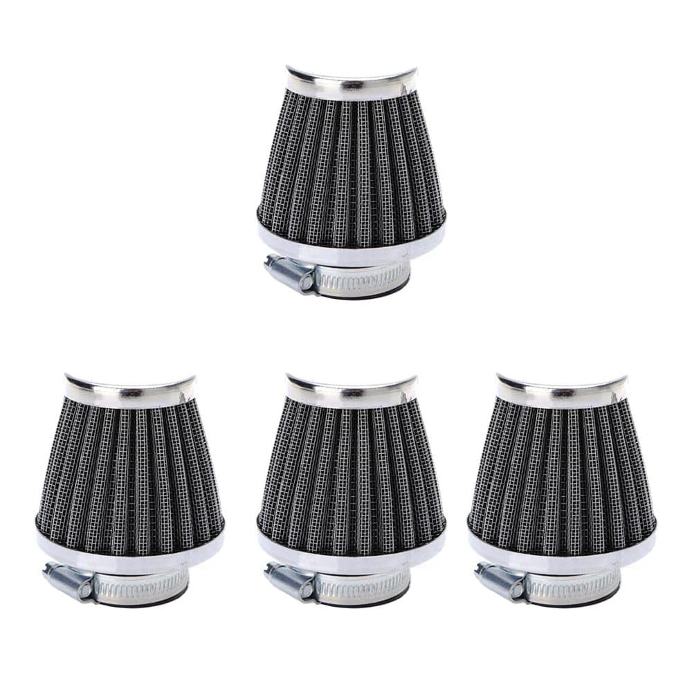 4 X 52mm Mini Universal Car Motor Cone Cold Clean Air Intake Filter Turbo Vent Vehicle