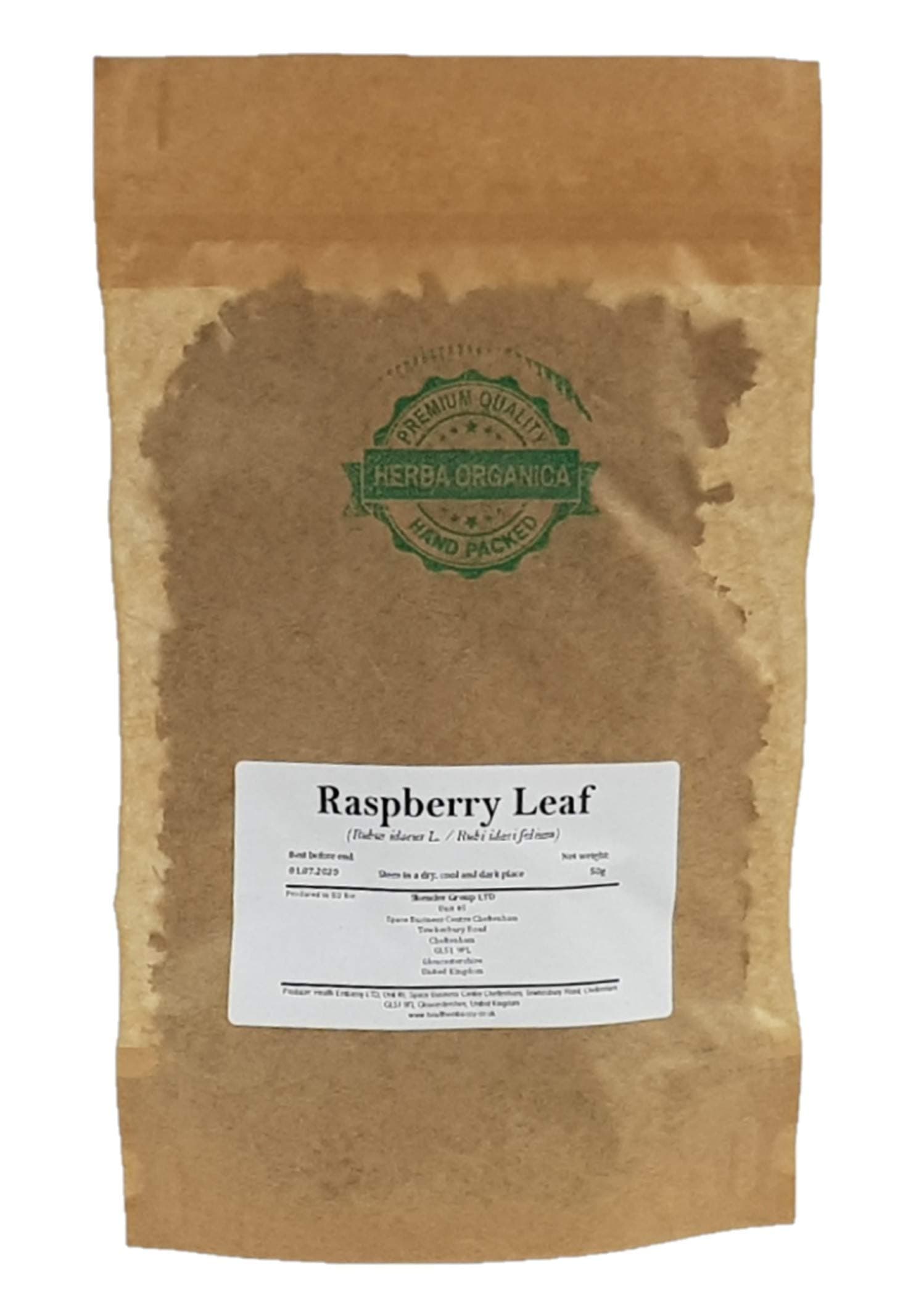 Herba Organica Raspberry Leaf - Rubus Idaeus L - Herbal Tea (50g)