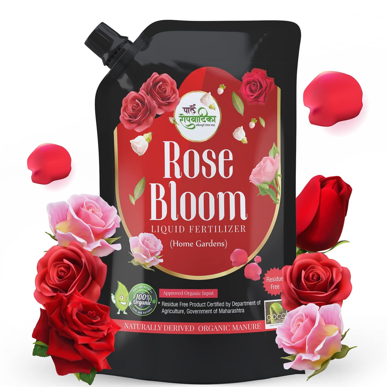 Rose Bloom (100ml) - Flowering Stimulant - Plant Growth Booster | natural Liquid Rose Fertilizer for Flowering Plants