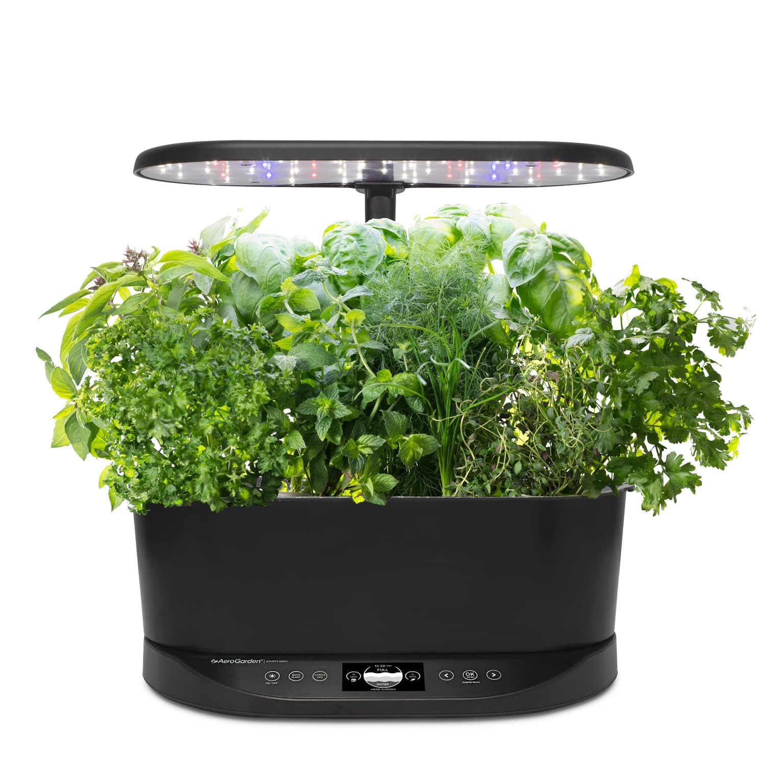 AeroGarden Bounty Basic Indoor Hydroponic Herb Garden, Black