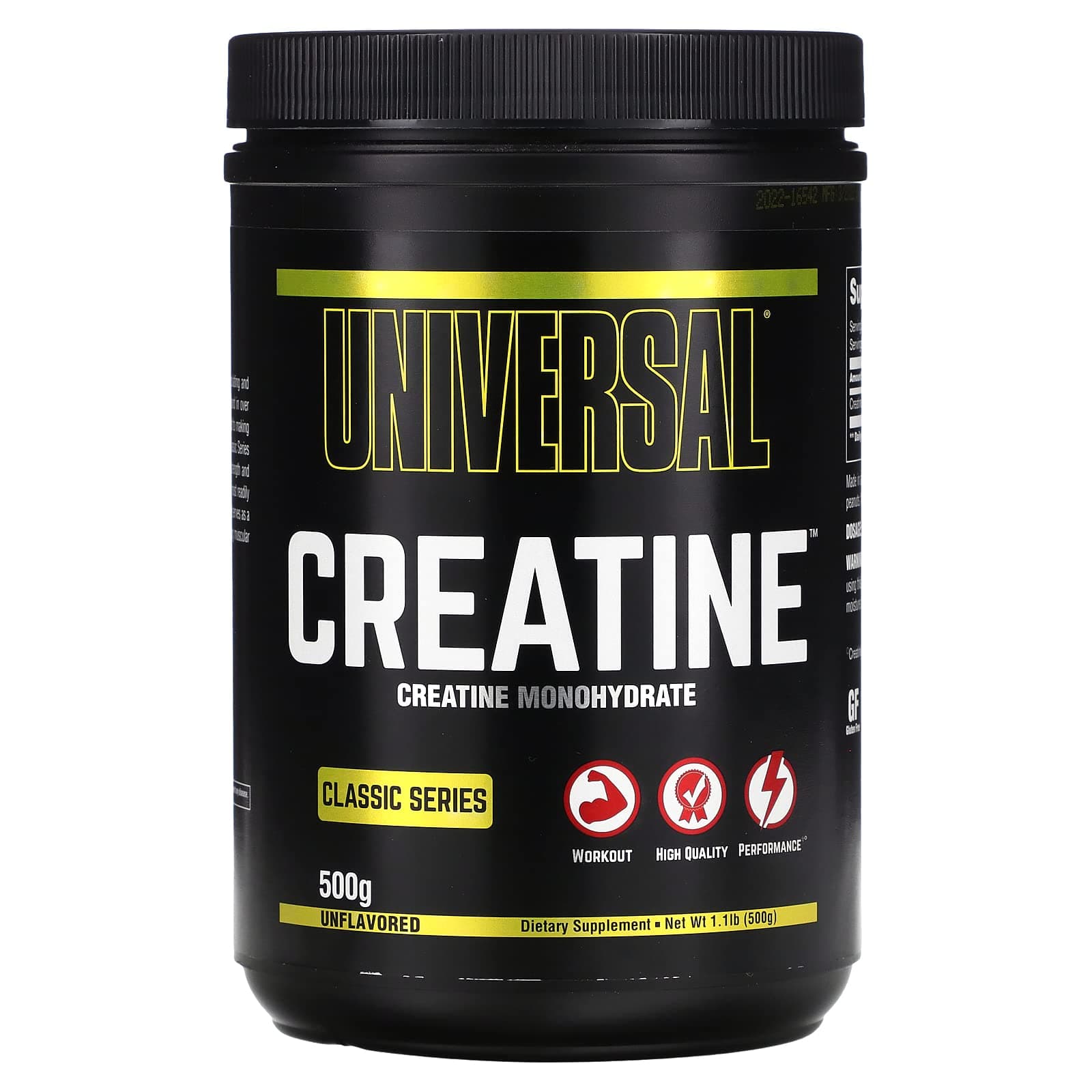 Universal Nutrition 100% Pure Creapure® Creatine Monohydrate Powder 500g