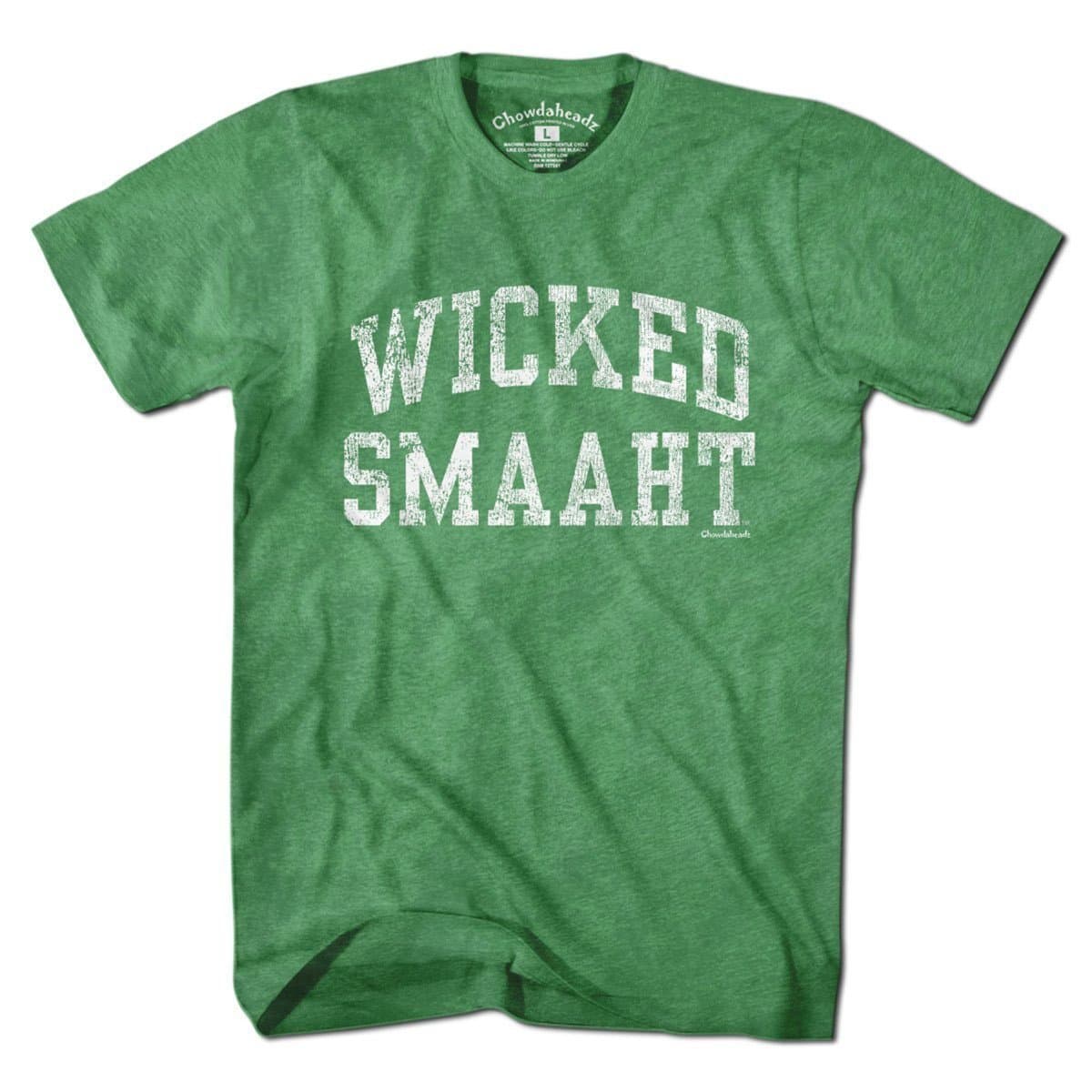 ChowdaheadzWicked Smaaht Funny New England Humor T-Shirt