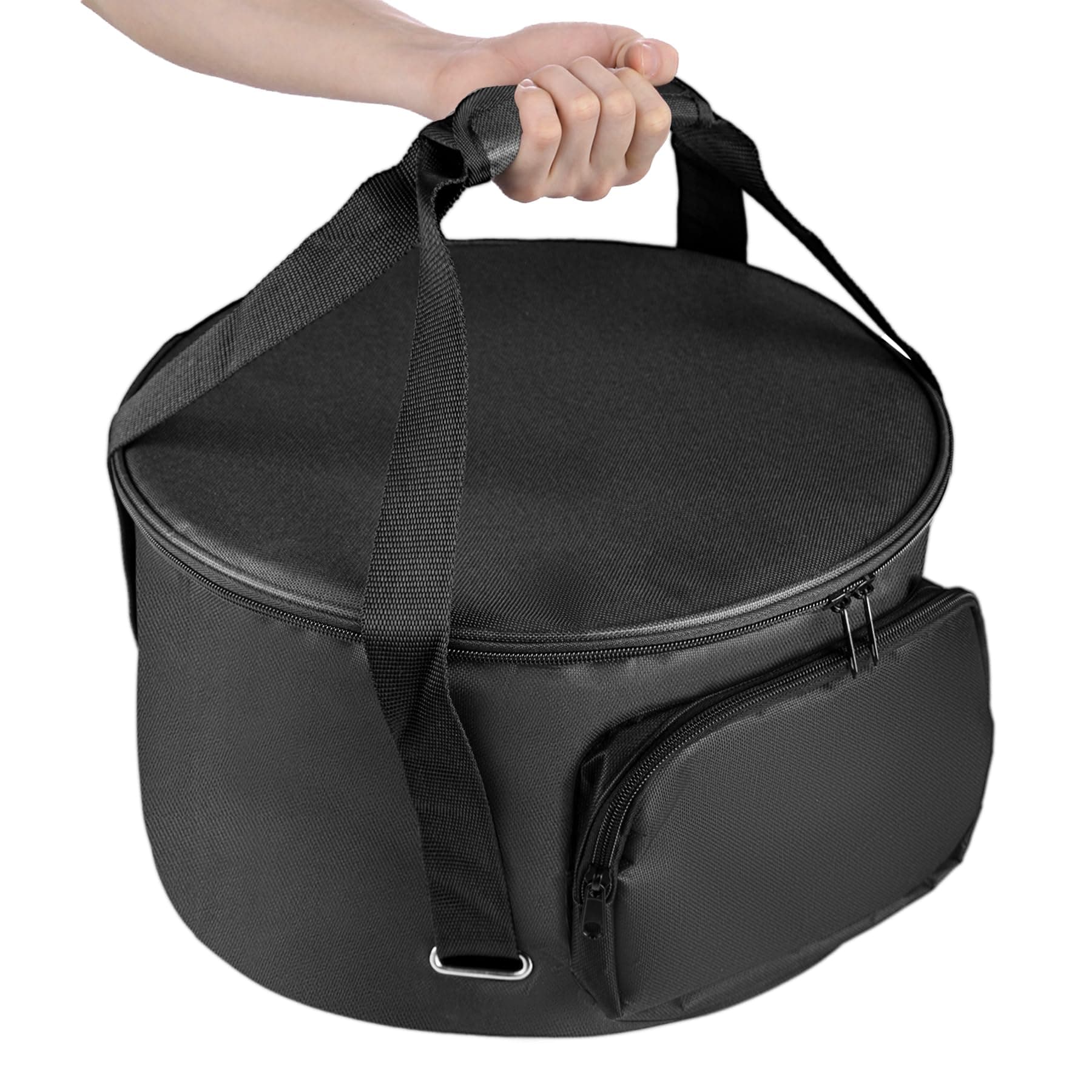 SIRUITONSIRUITON Dutch Oven Bag,Suit for 14 Inch Dutch Oven, Carry Bag with Extra Inner Crossed Straps & Pockets