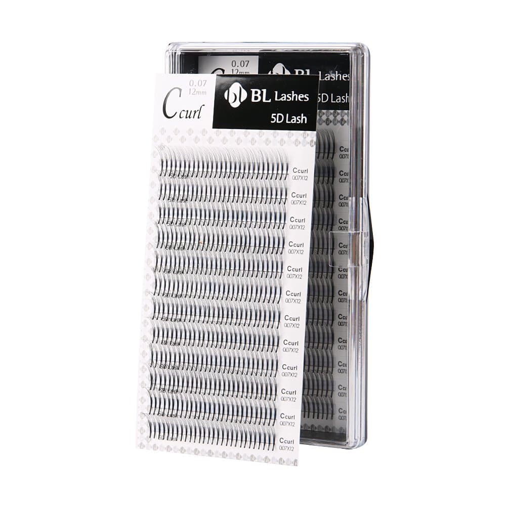 Eyelash Extension BL Lash 5D Volume Lash C Curl Thickness 0.07mm (0.07X14mm)