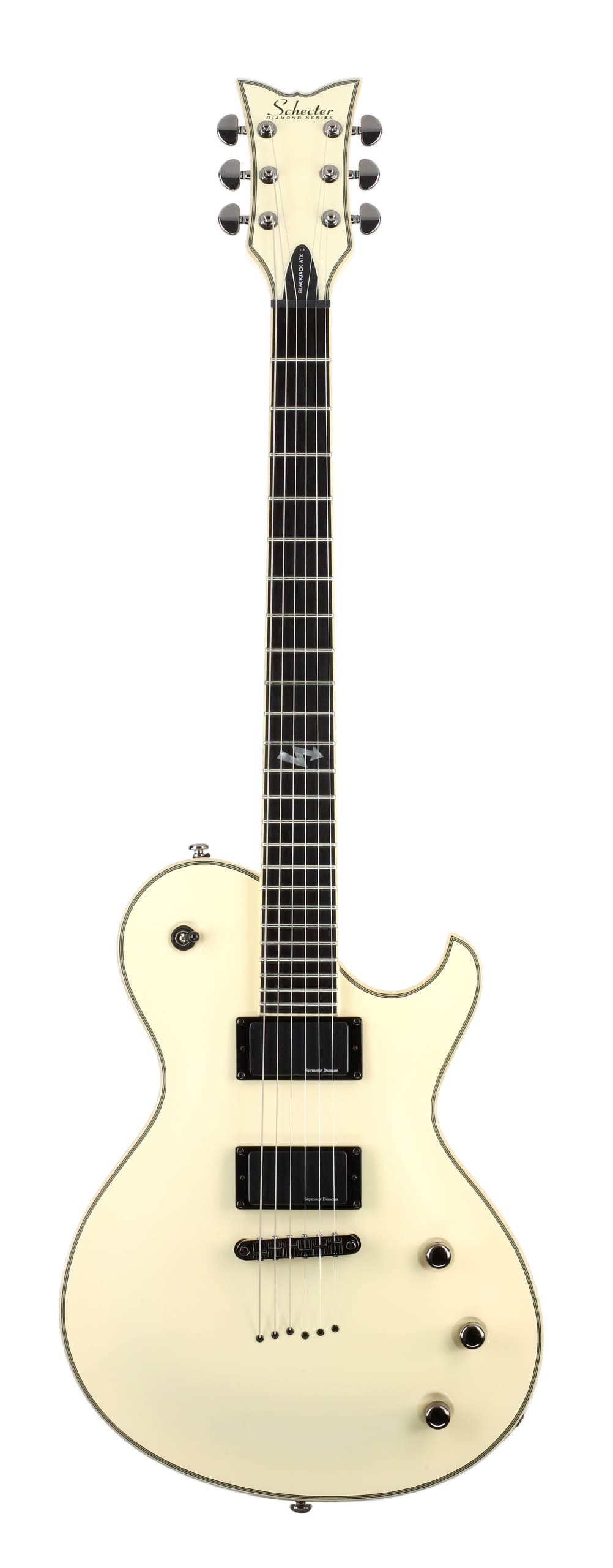 Schecter Blackjack ATX Solo-6 Electric Guitar - Aged White Satin